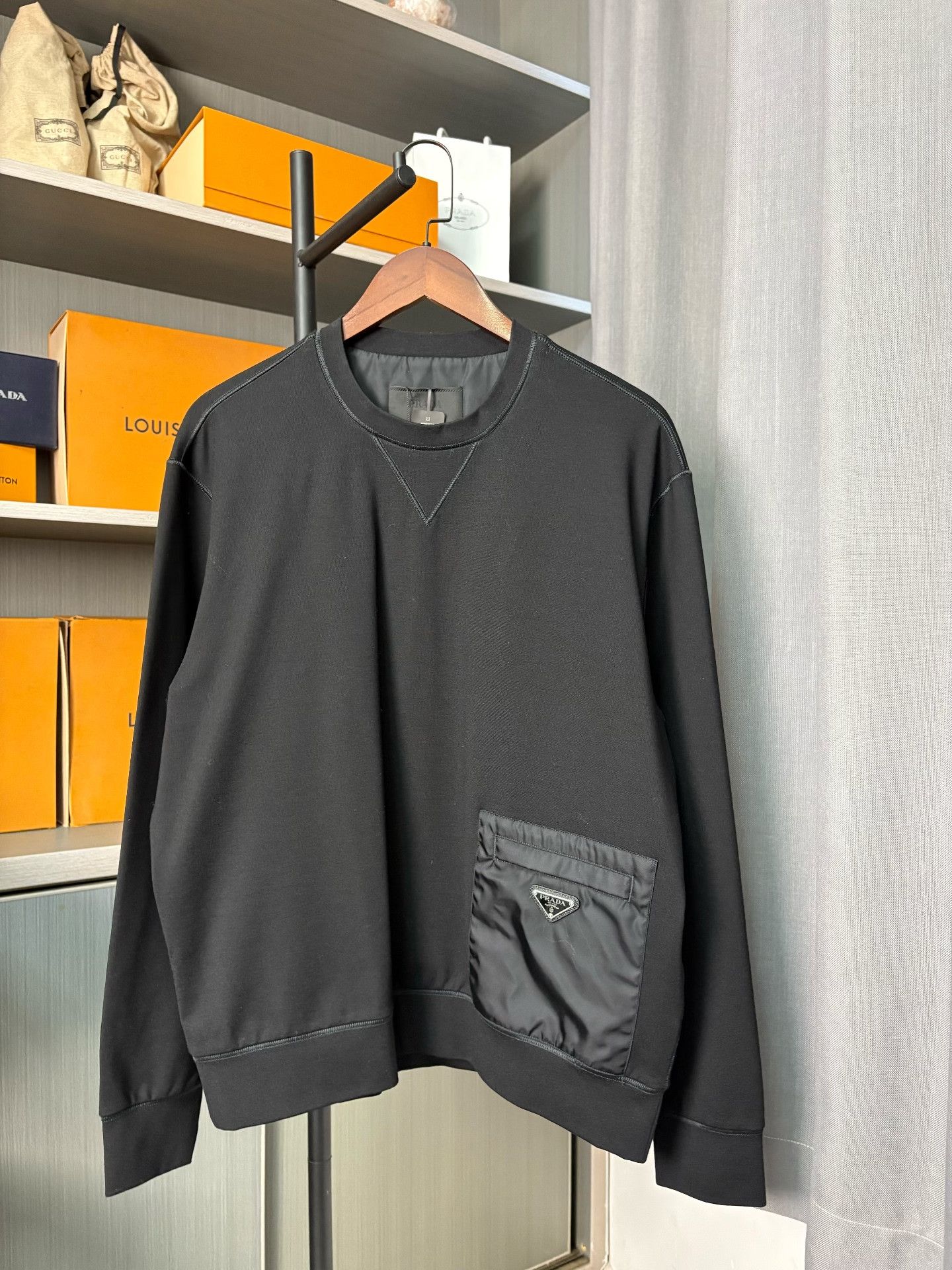 Prada Prada Gold Hoodie L Men Size US L / EU 52-54 / 3 - 1 Thumbnail