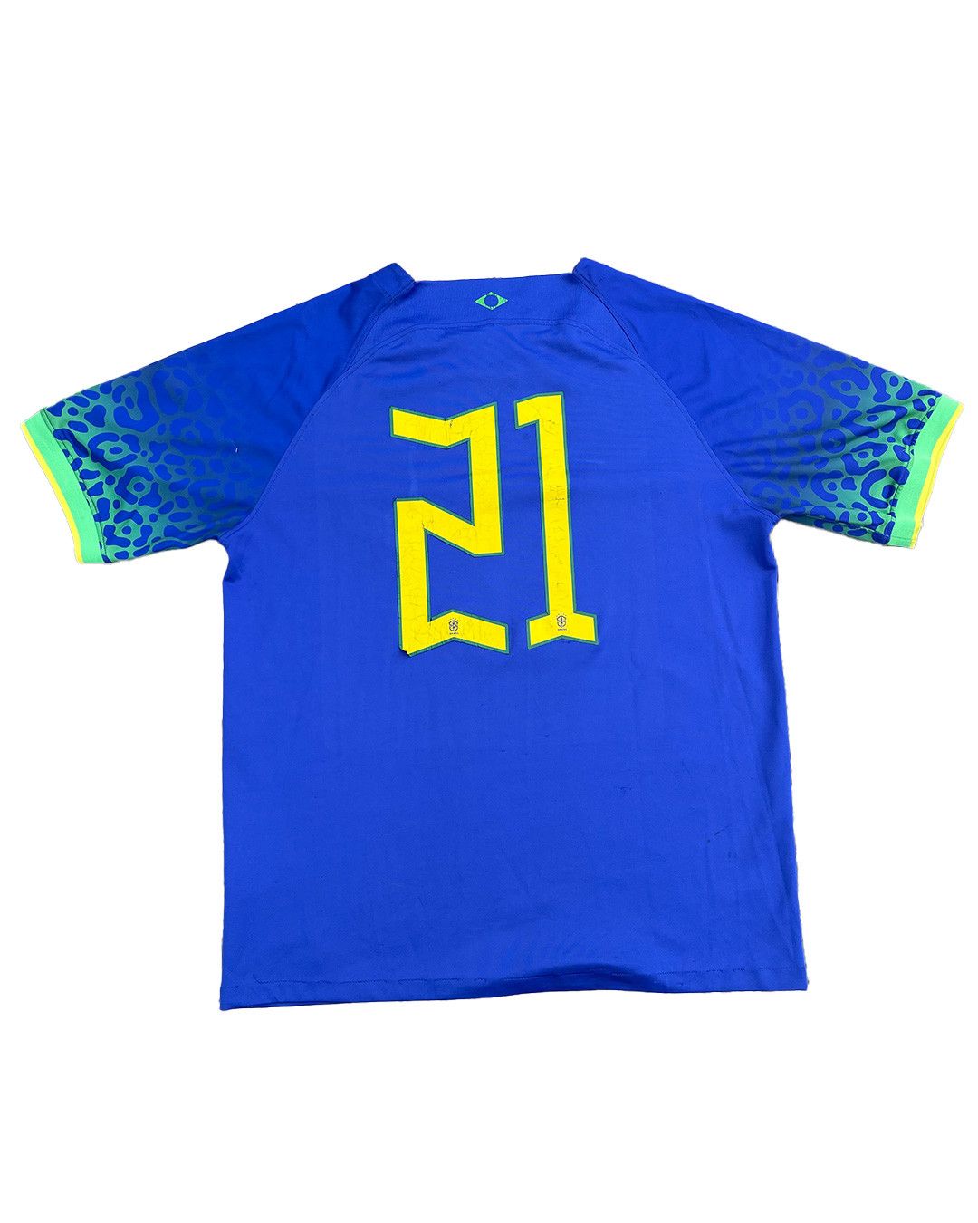 Nike Nike Dri Fit Brazil Soccer Jersey Size US L / EU 52-54 / 3 - 2 Thumbnail