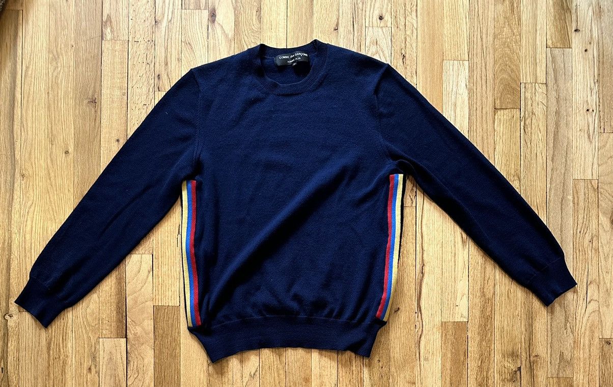 image of Comme Des Garcons x Comme Des Garcons Homme Plus Comme Des Garçons Homme Plus Zipper Vented Sweater
