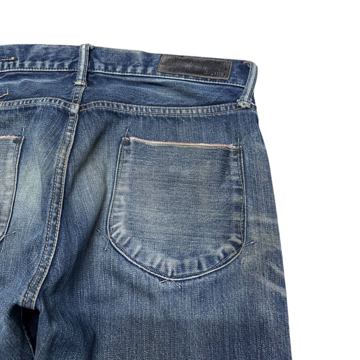 KURO Kuro Distressed Denim Selvedge Jeans Size US 32 / EU 48 - 12 Thumbnail