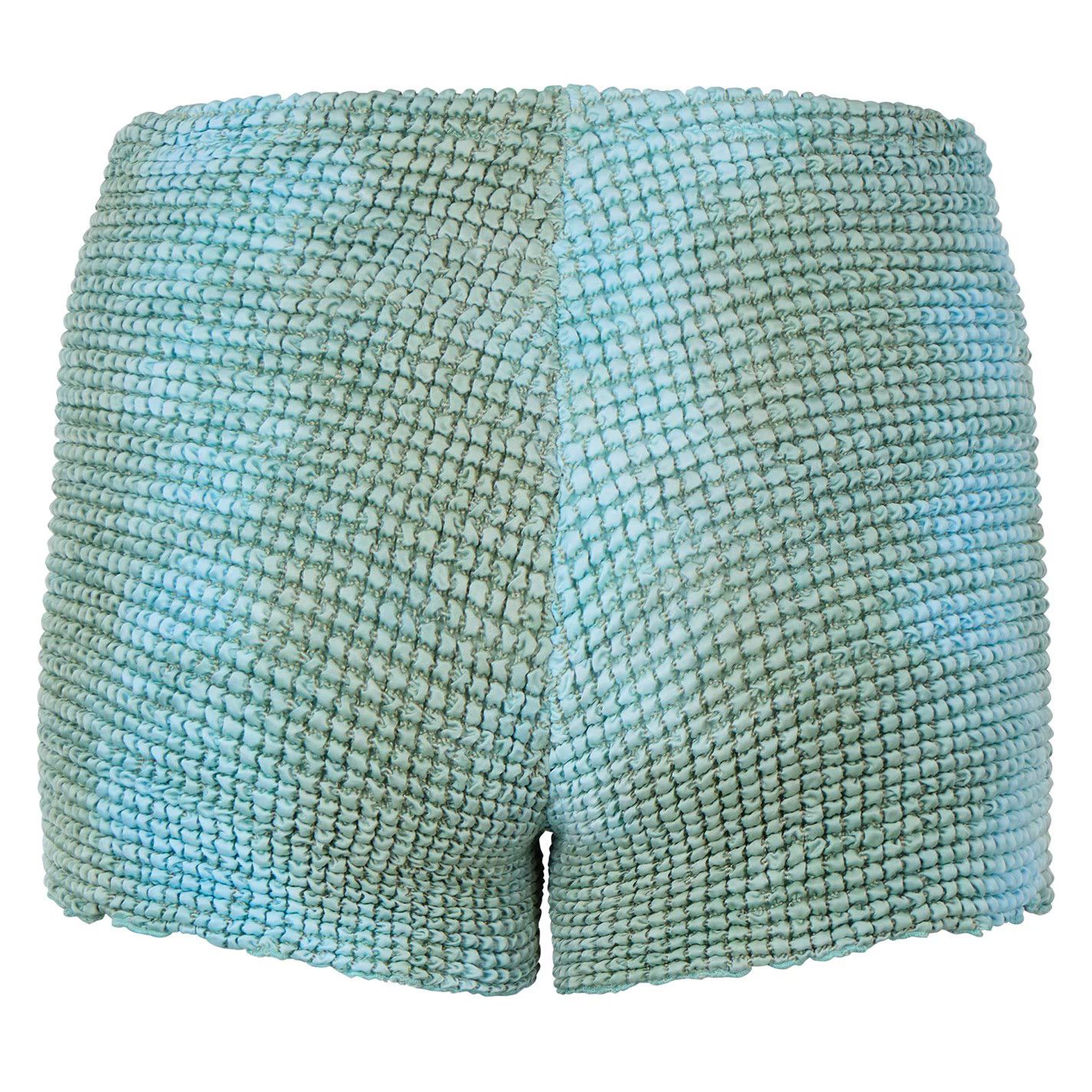 Off-White o1g2r1mq0125 Short in Light Blue & Green Size 27" / US 4 / IT 40 - 2 Thumbnail
