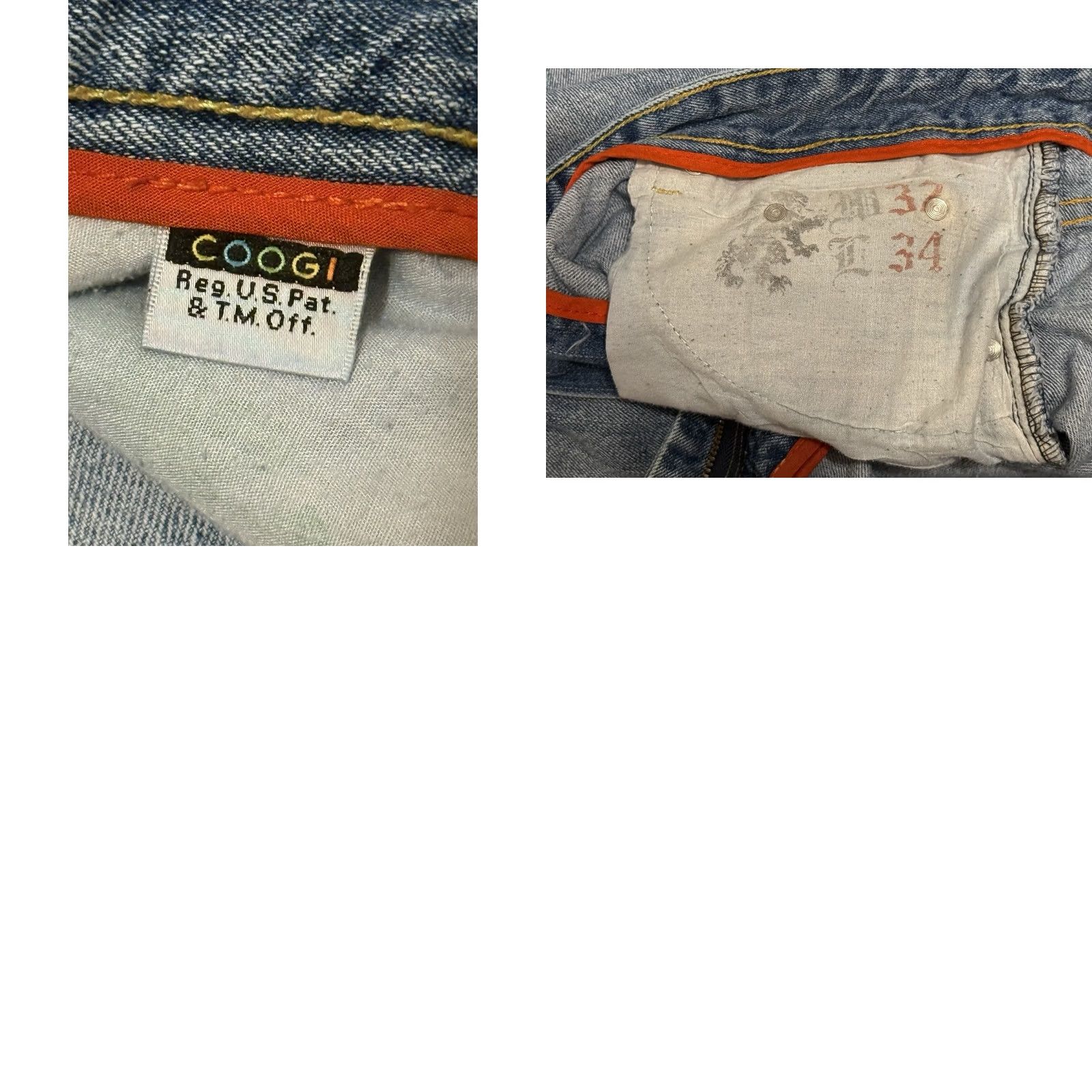 Coogi VINTAGE COOGI Jeans 90s Embroidered Baggy Denim 32x34 Adults Mens Size US 32 / EU 48 - 10 Thumbnail