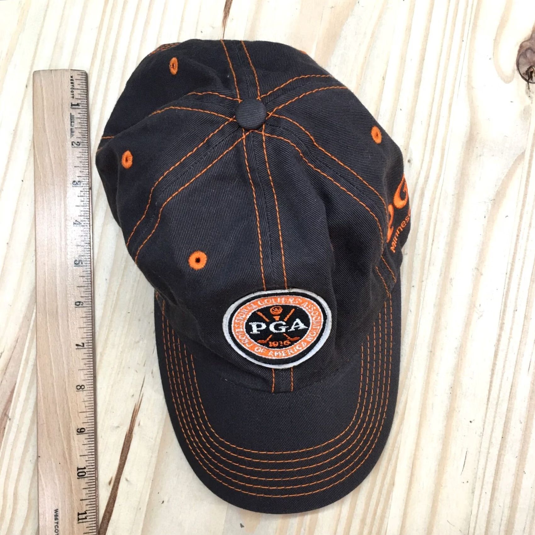 Good American PGA Golfers Baseball Cap Hat Mens One Size Grey Adjustable American Dry Goods Size ONE SIZE - 3 Thumbnail