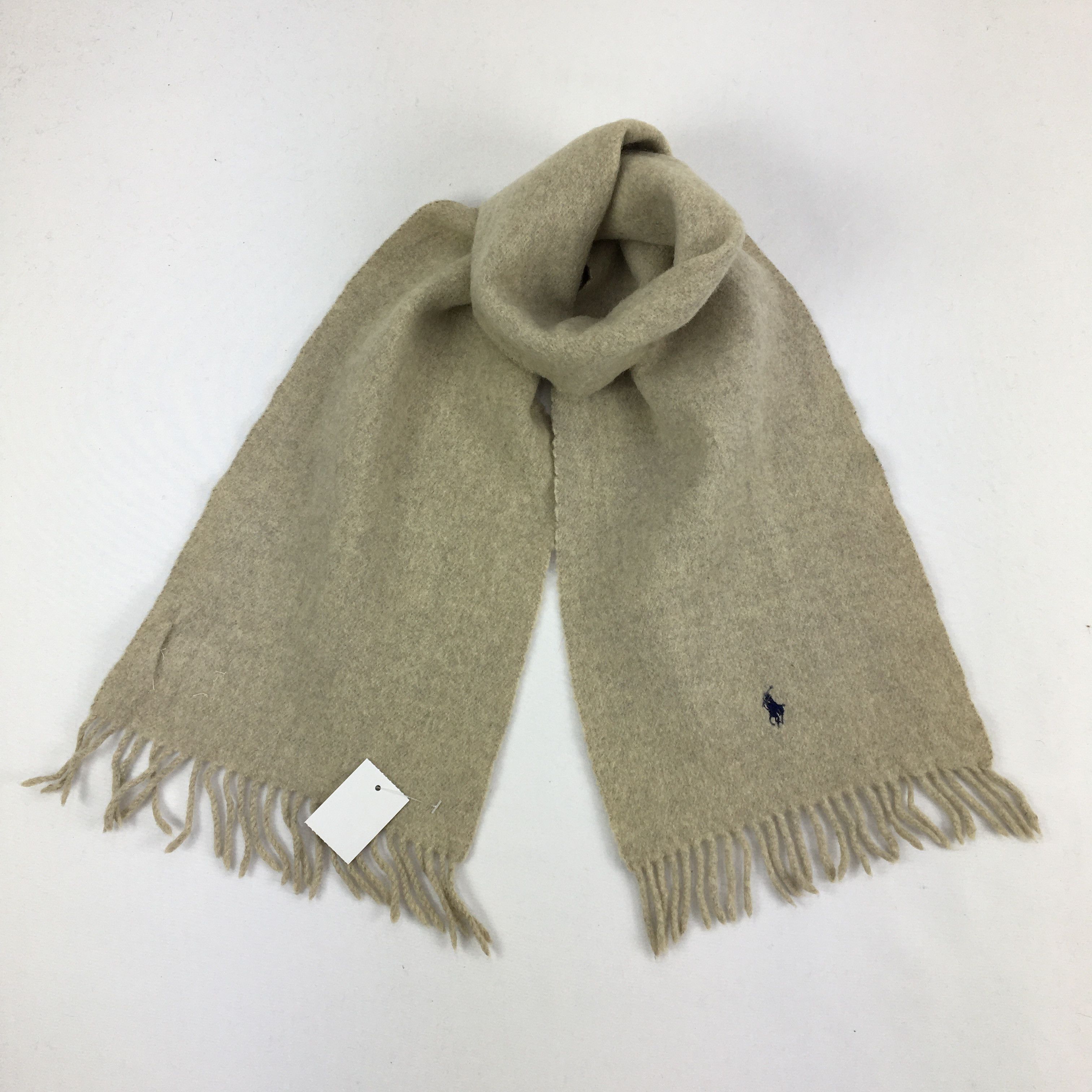 Polo Ralph Lauren Vintage Polo Ralph Lauren Scarf Muffler Wool Winter Scarves Size ONE SIZE - 1 Thumbnail