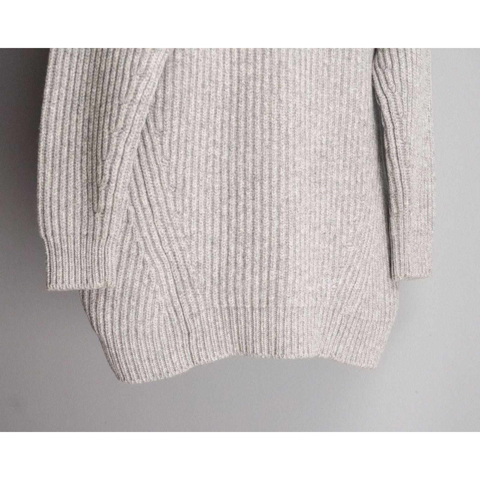 Acne Studios Acne studios grey oversized knit wool turtleneck sweater Size XS / US 0-2 / IT 36-38 - 7 Thumbnail