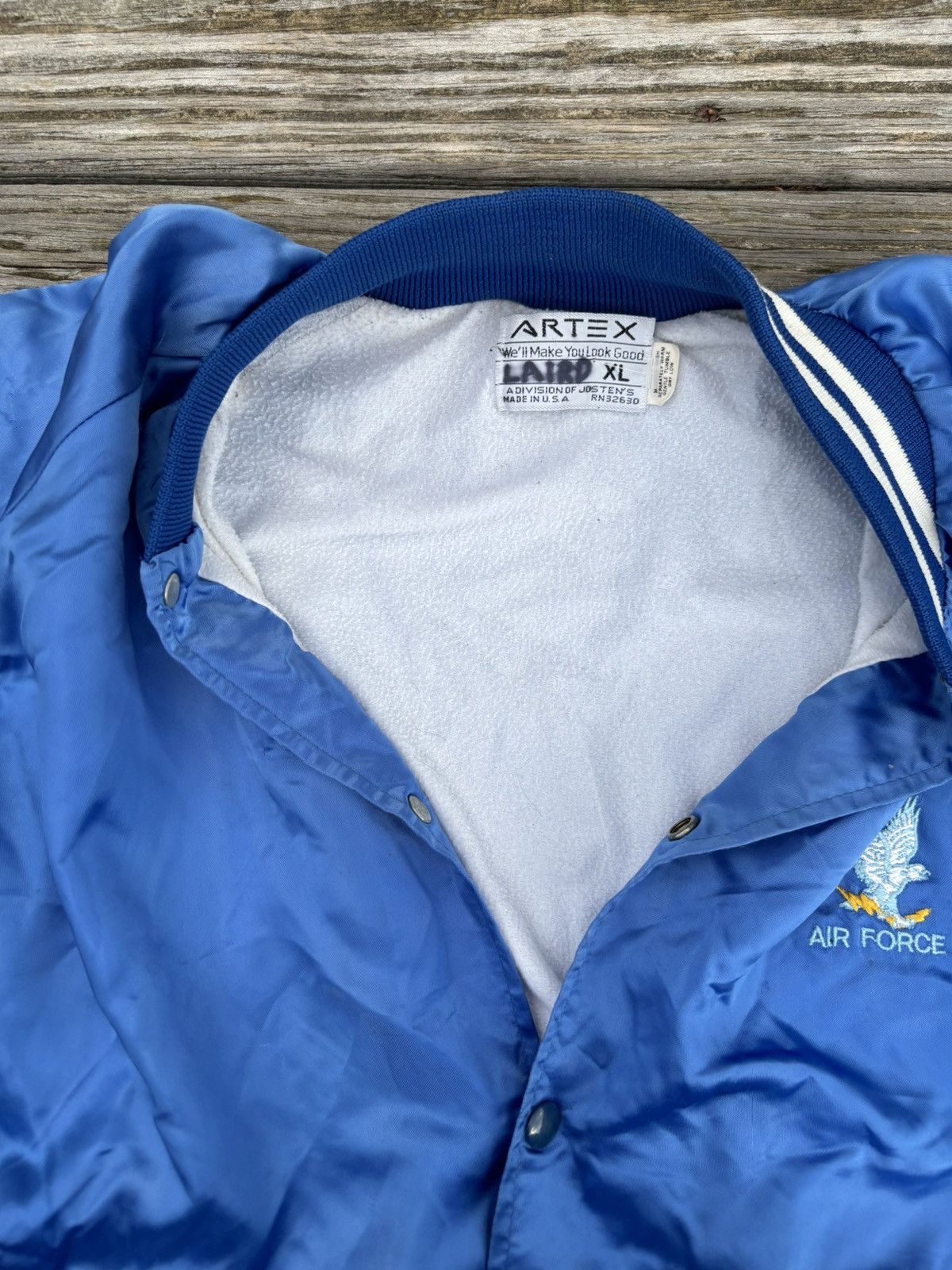 Vintage Vintage 80s/70s US Air Force satin jacket Size US XL / EU 56 / 4 - 3 Thumbnail