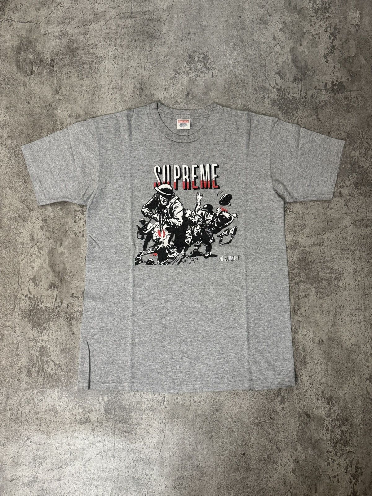 Supreme SUPREME GOD & COUNTRY TEE FALL/WINTER 2010 Size US M / EU 48-50 / 2 - 1 Thumbnail