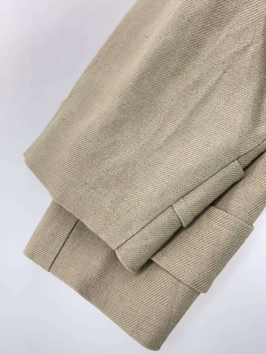 A.PRESSE Beige Linen Half Coat Size US M / EU 48-50 / 2 - 5 Thumbnail