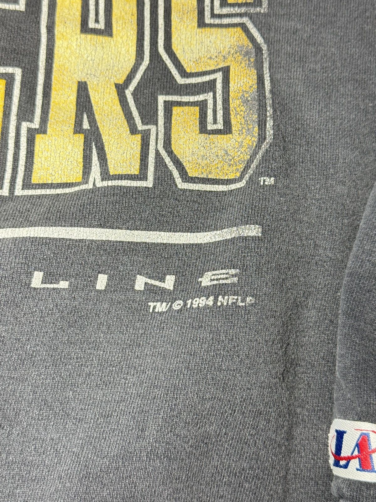 Logo Athletic Vtg 90s Pittsburgh Steelers FADED Logo Athletic Sweatshirt Size US L / EU 52-54 / 3 - 3 Thumbnail