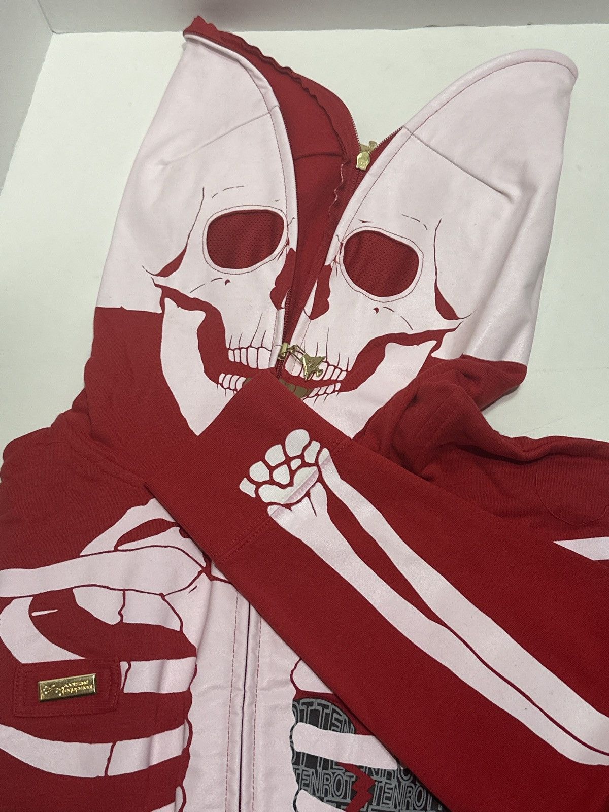 LRG LRG Red Dead Serious Full Zip Hoodie DS Size 2XL Size US XXL / EU 58 / 5 - 6 Thumbnail