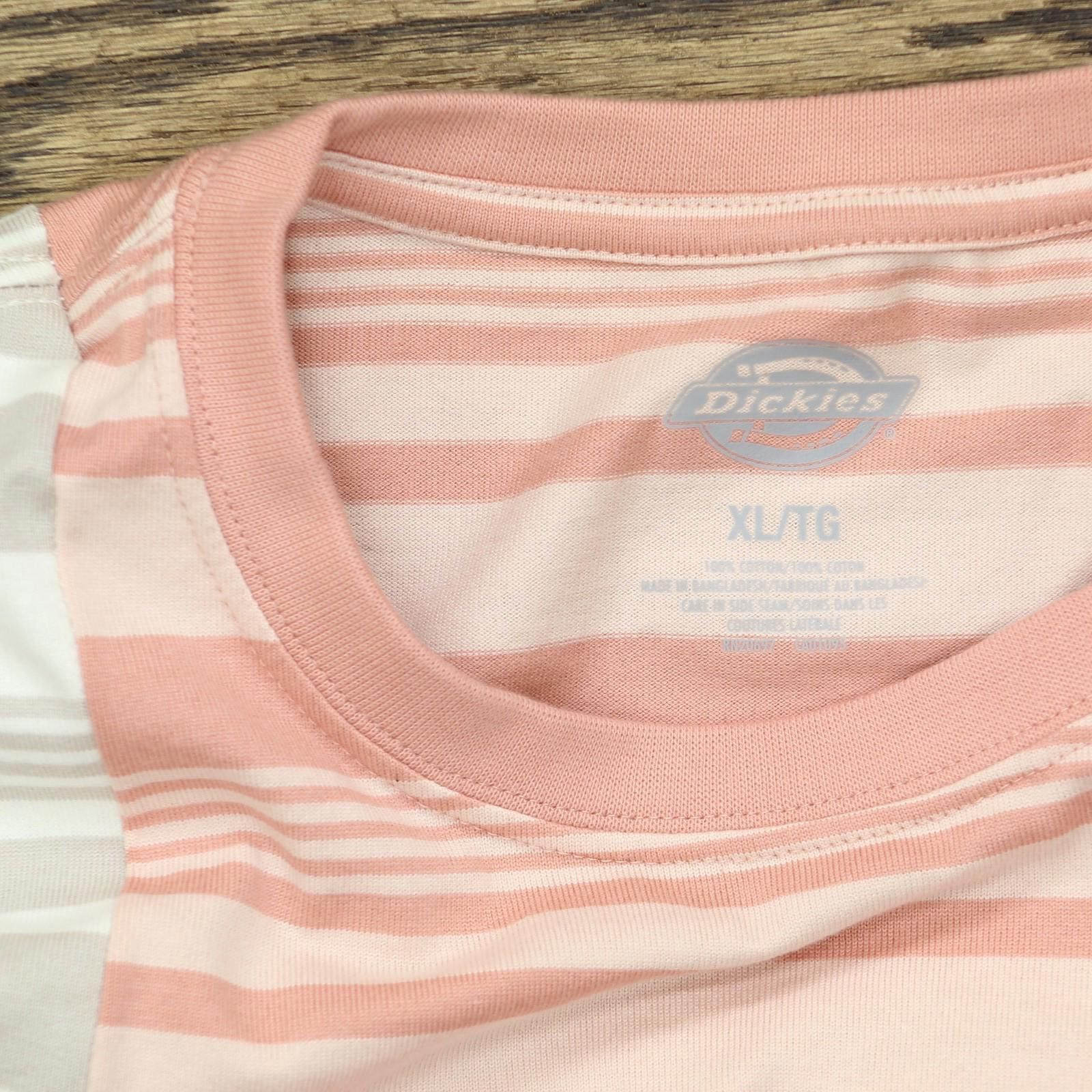 Dickies New Dickies Womens Baggy Pocket Utility Tee Pink Multi 5 Xl Size XL / US 12-14 / IT 48-50 - 3 Thumbnail