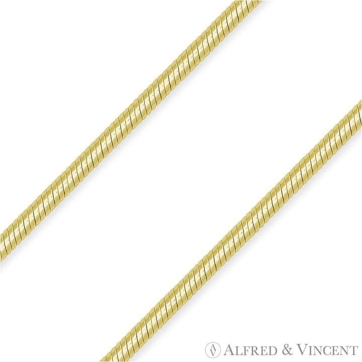 Other 1mm Thin Snake Link Chain Necklace in 14k Yellow Gold-Plated Size ONE SIZE - 2 Thumbnail
