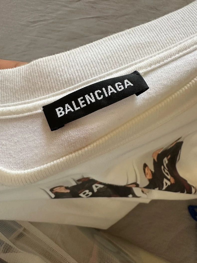 Balenciaga Balenciaga Band Short Sleeve Tee Size US M / EU 48-50 / 2 - 2 Thumbnail
