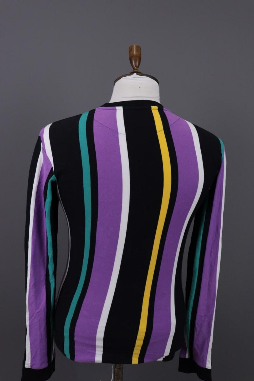 Karl Kani Karl Kani Multicolor Striped Center Logo Sweatshirt Size XS Size US XS / EU 42 / 0 - 9 Thumbnail