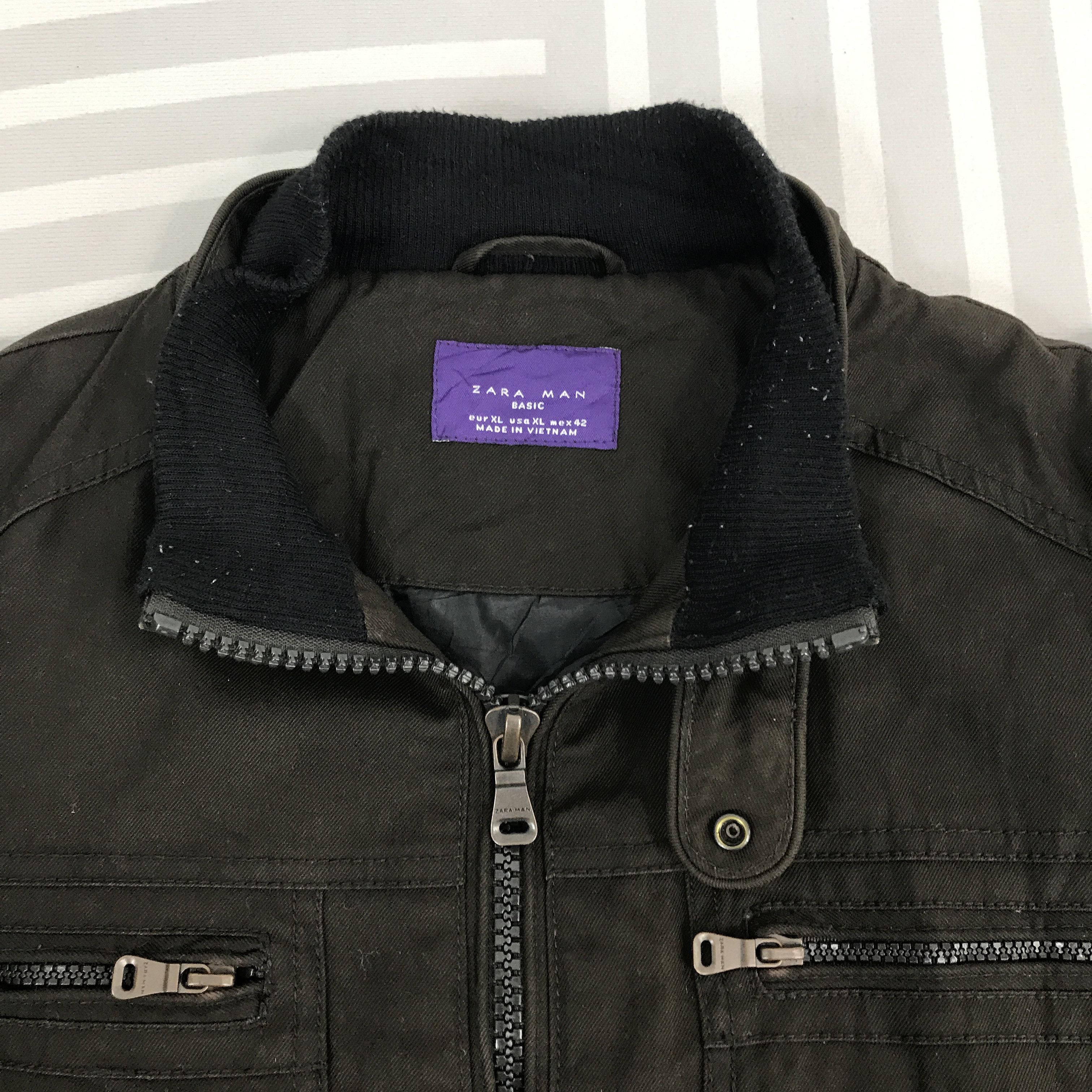Vintage × Zara Vintage Zara Man workers style design Jacket Size US XL / EU 56 / 4 - 7 Thumbnail