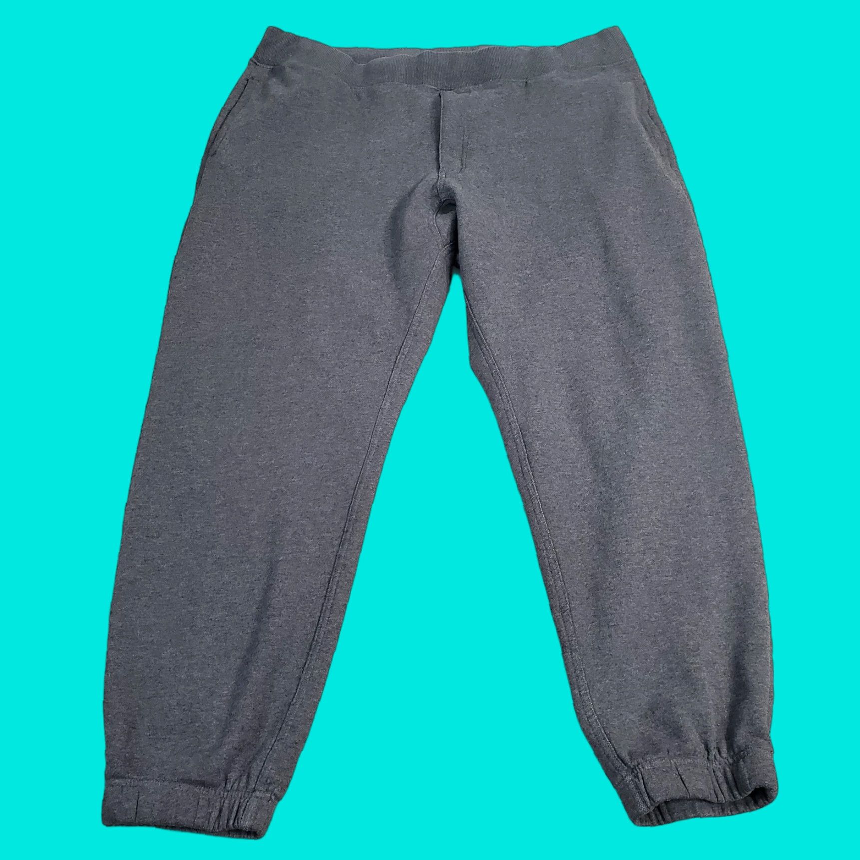 Vintage Duluth Sweatpants Mens XL Gray Solid Lounge Pants with Pockets Regular Fit / Drawstring Size US 36 / EU 52 - 1 Thumbnail