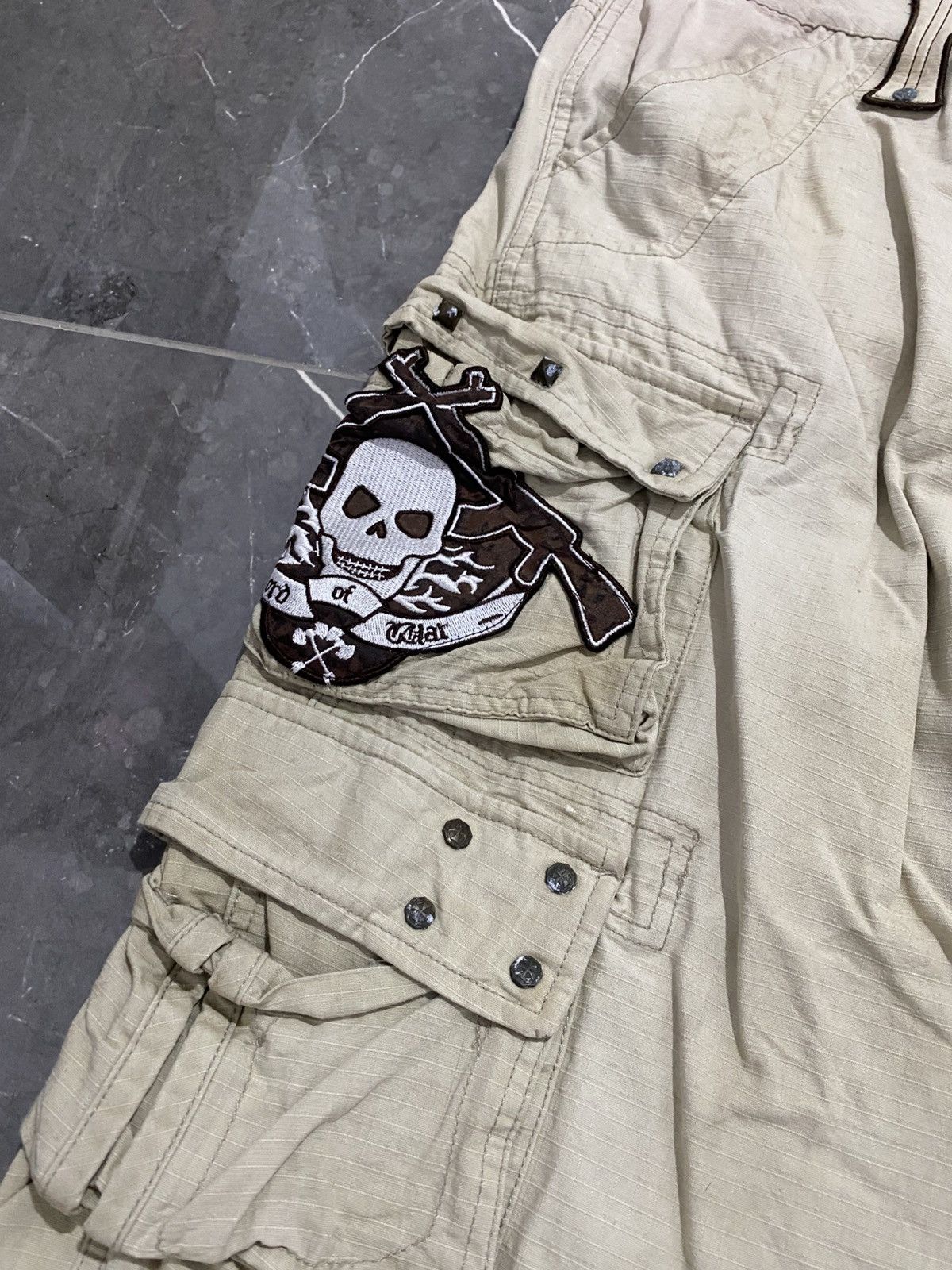Japanese Blac Label Patch Jorts Cargo Ifsix Kmrii Goa styled