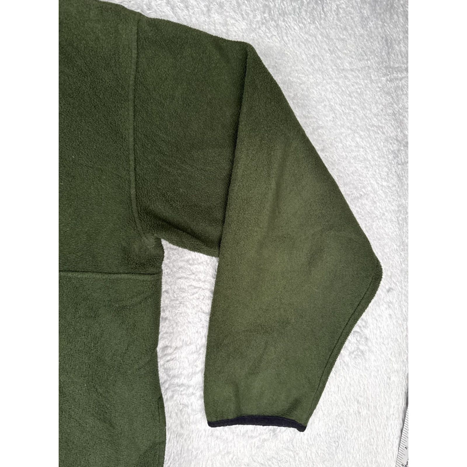 Vintage Cabela's Jacket Mens XL Green Fleece Full Zip Pockets Made In USA Outdoor Hiking Windbreaker Size US XL / EU 56 / 4 - 2 Thumbnail