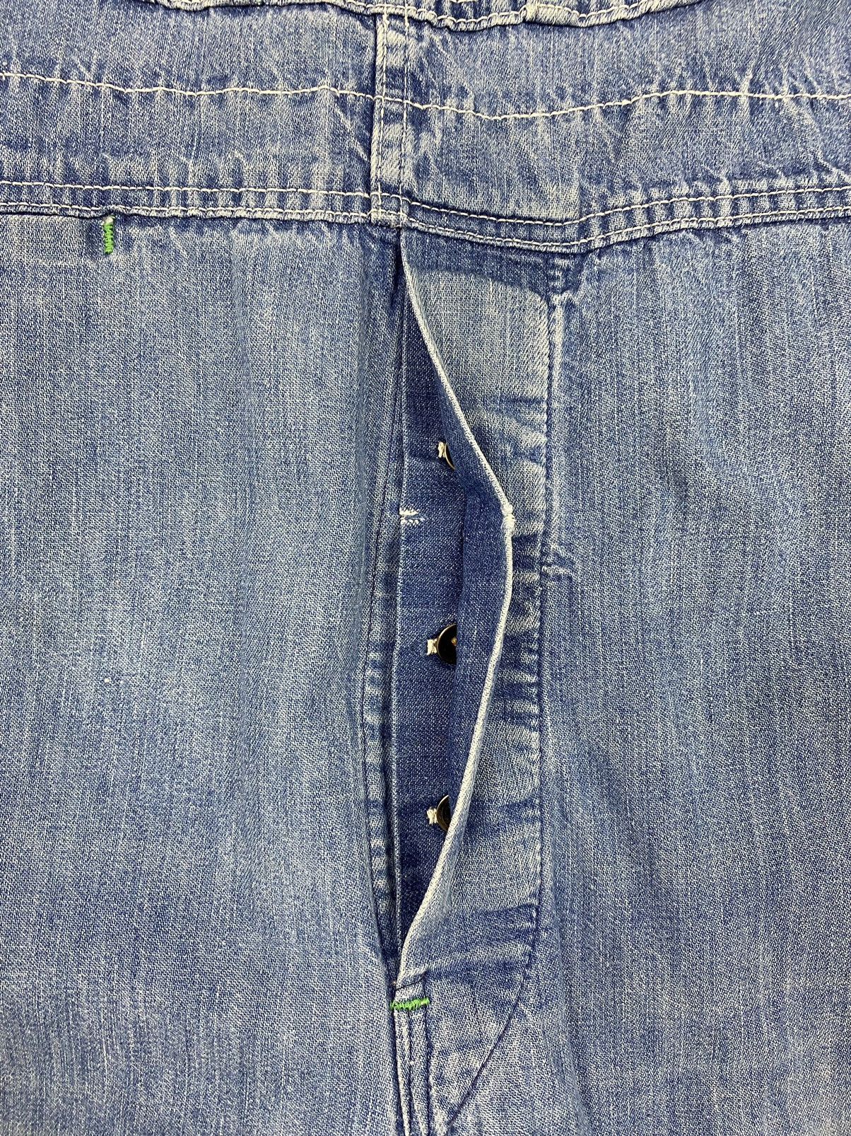 Vintage 1980’s Vintage Big Smith Blue Denim Bib Overalls Size US 34 / EU 50 - 6 Thumbnail