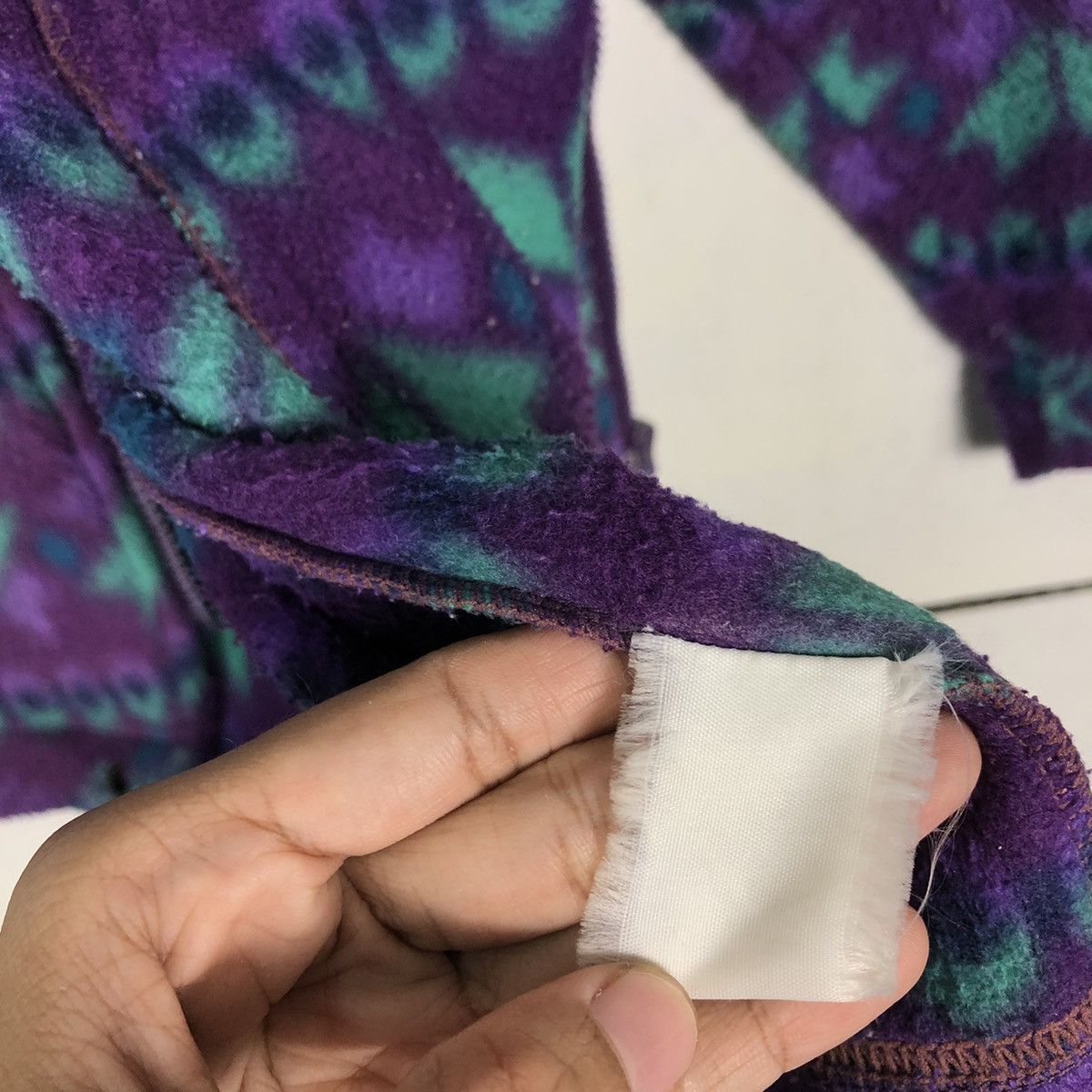 Japanese Brand 🔥90’s Vintage Navajo Aztec Fleece Jacket Head Japan Size US L / EU 52-54 / 3 - 15 Thumbnail