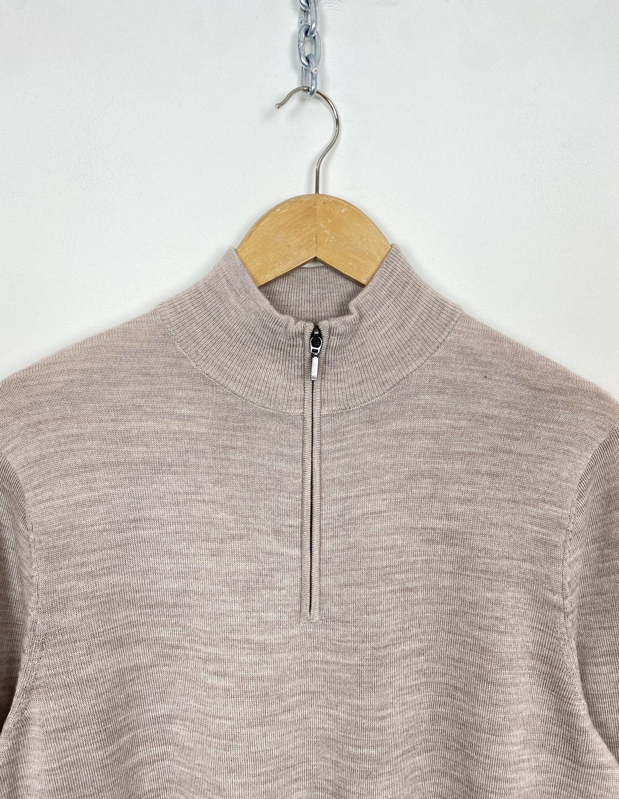 Other Paul Castelloe Merino Wool 1/4 Zip Jumper Sweater Men’s Sz M Size US M / EU 48-50 / 2 - 2 Thumbnail