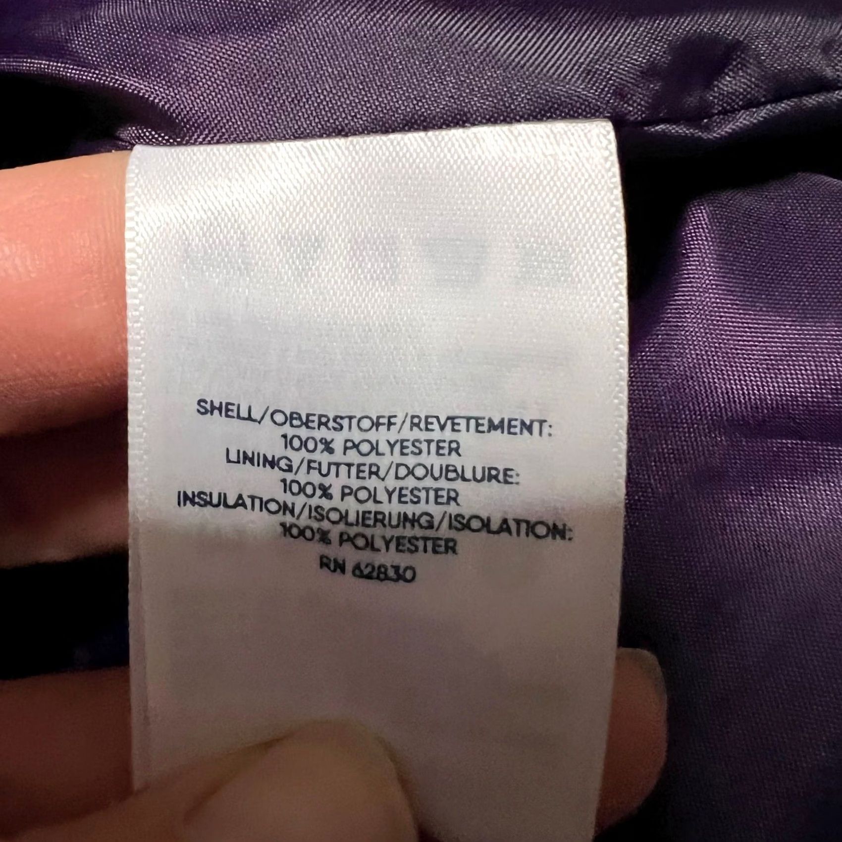 Lands' End Lands' End Puffer Vest Purple Quilted Womens XXL Jacket Size XXL / US 16-18 / IT 52-54 - 6 Thumbnail