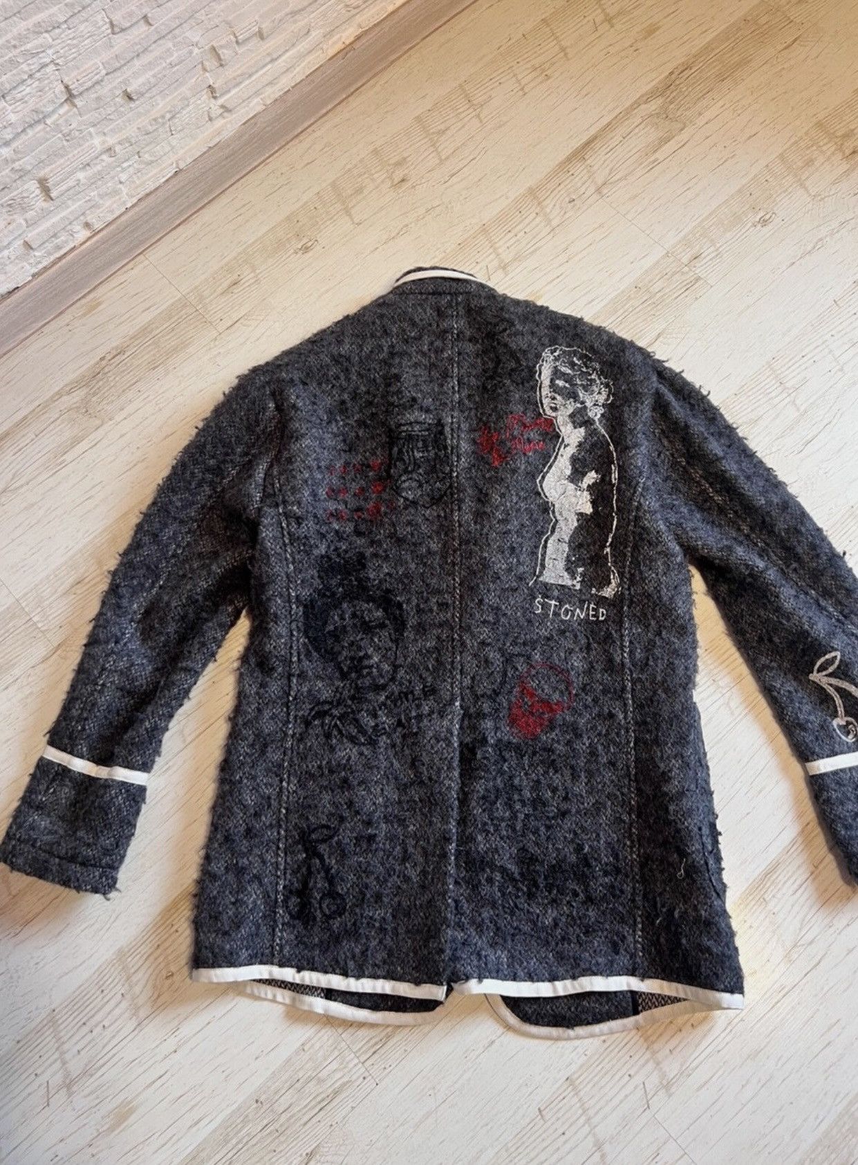 R13 R13 Wool Oversized Blazer – Size XS (Oversized / Unisex) Size 38S - 14 Thumbnail