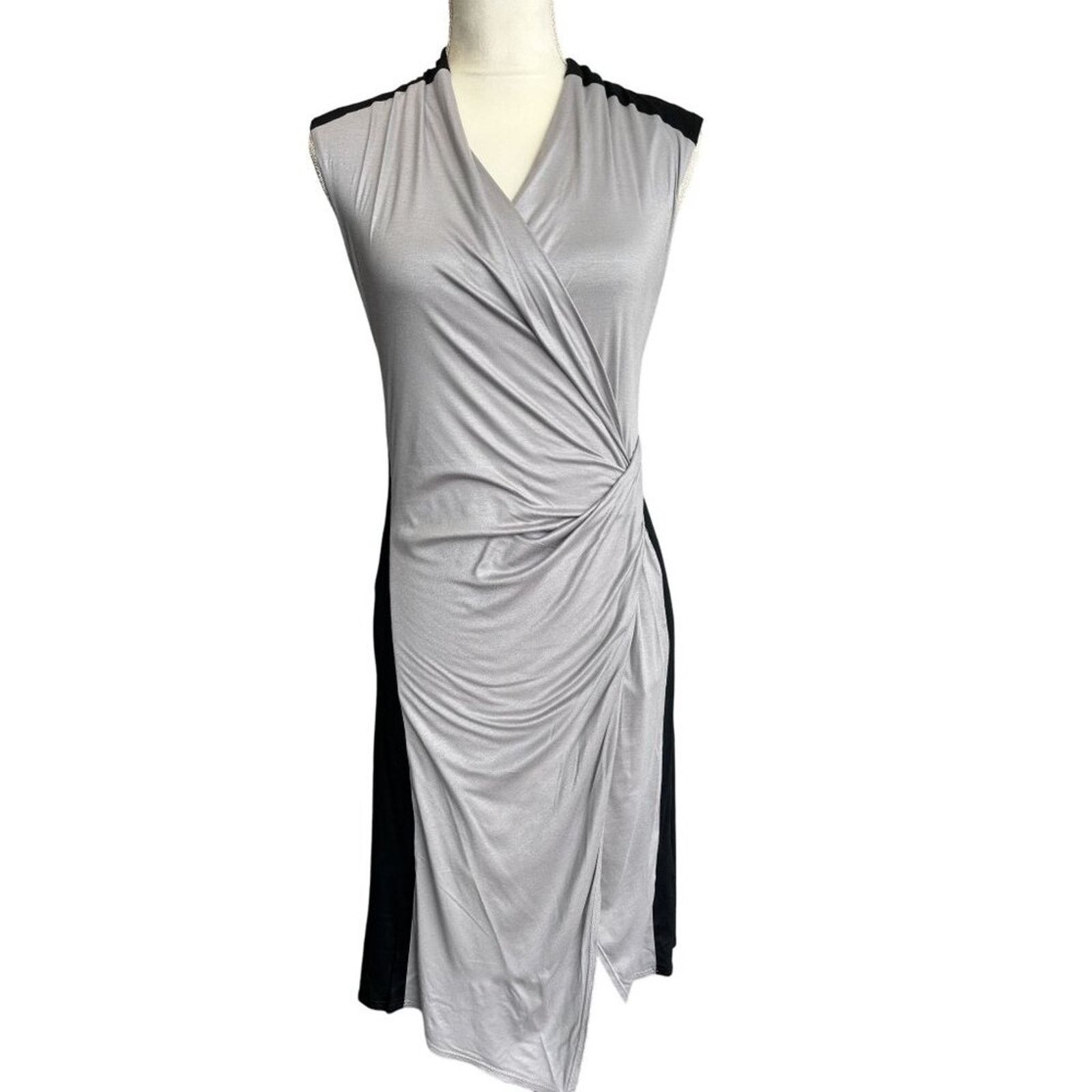 Helmut Lang Helmut Lang Wrap Dress With Ruching Size S Size S / US 4 / IT 40 - 1 Thumbnail