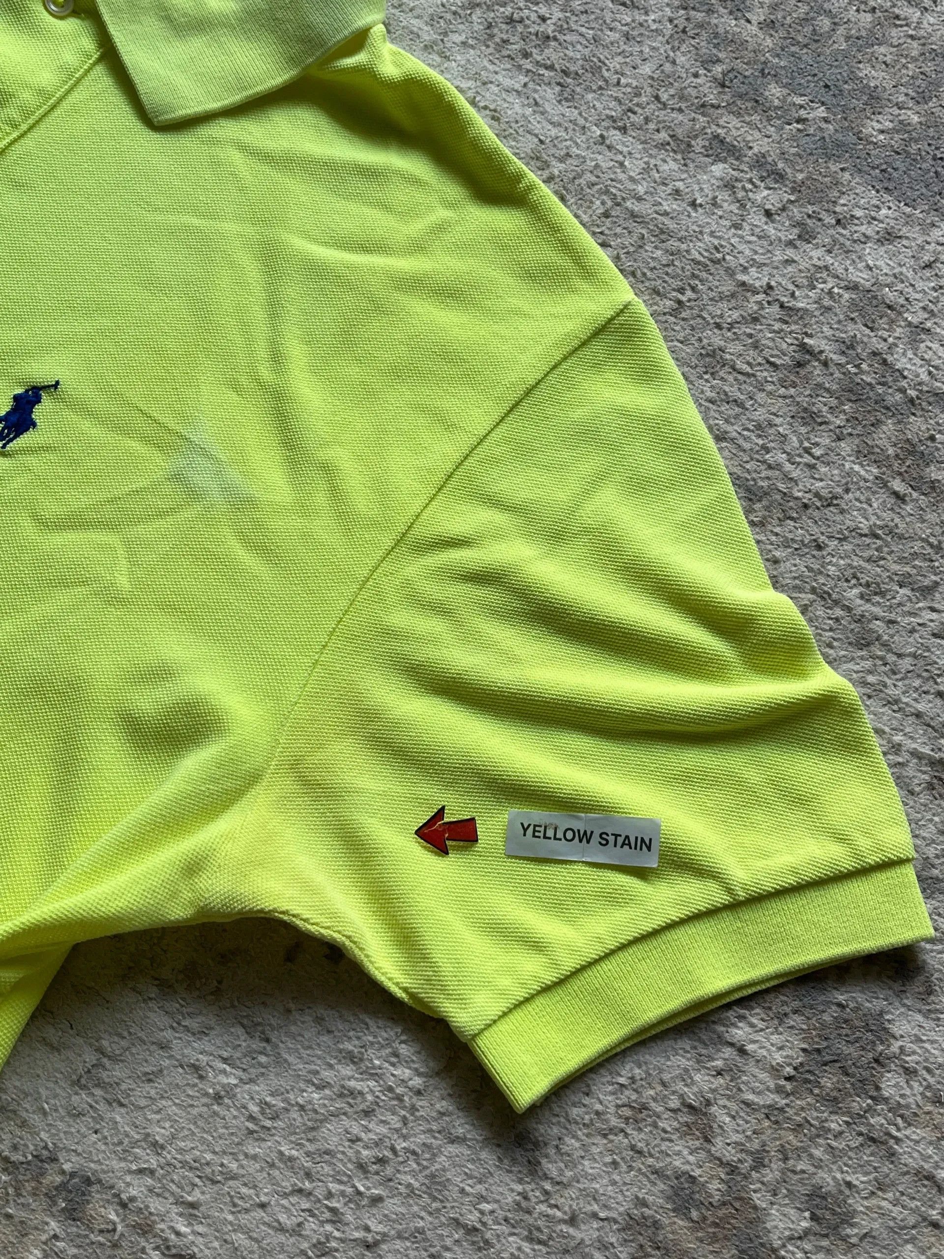 Polo Ralph Lauren Polo Ralph Lauren Small Pony Polo Shirt Acid Size M Size US M / EU 48-50 / 2 - 13 Thumbnail