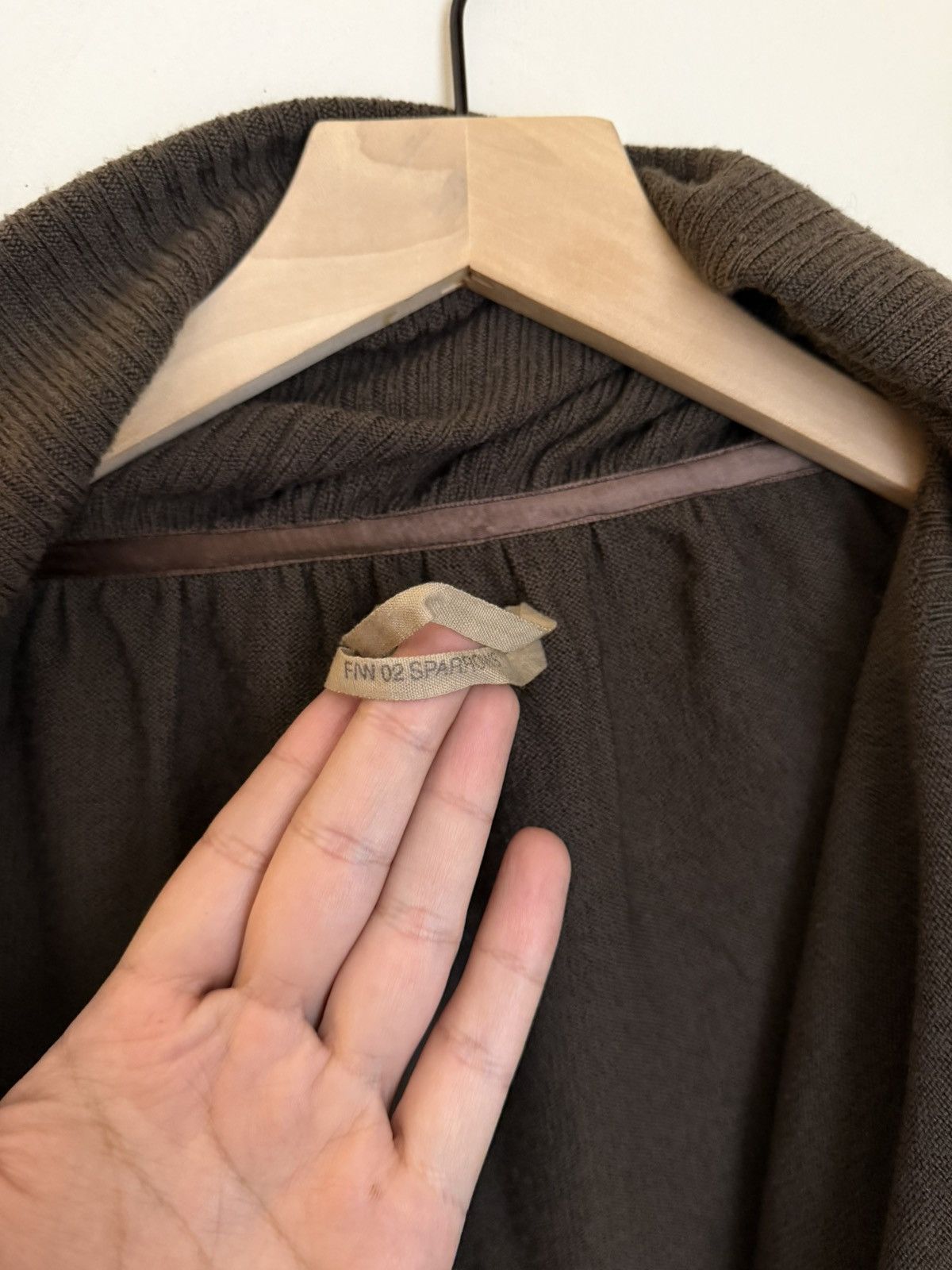 Rick Owens Rick Owens Sparrow FW 2002 Cardigan Size M / US 6-8 / IT 42-44 - 6 Thumbnail