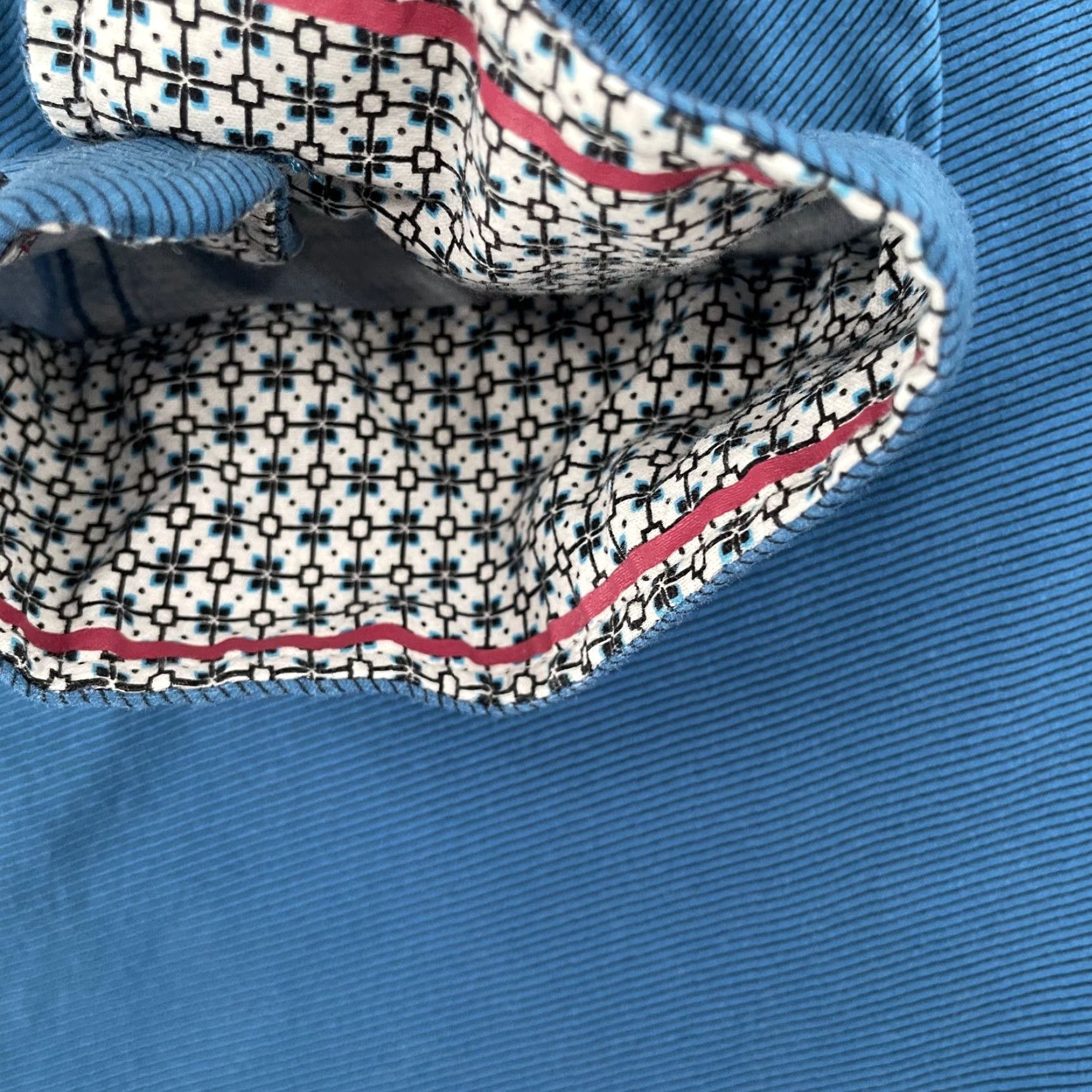 Buttero VINTAGE Butter Cloth Shirt Men Long Sleeve Button-Up Casual 3XL Blue Cotton Size US XXL / EU 58 / 5 - 5 Thumbnail