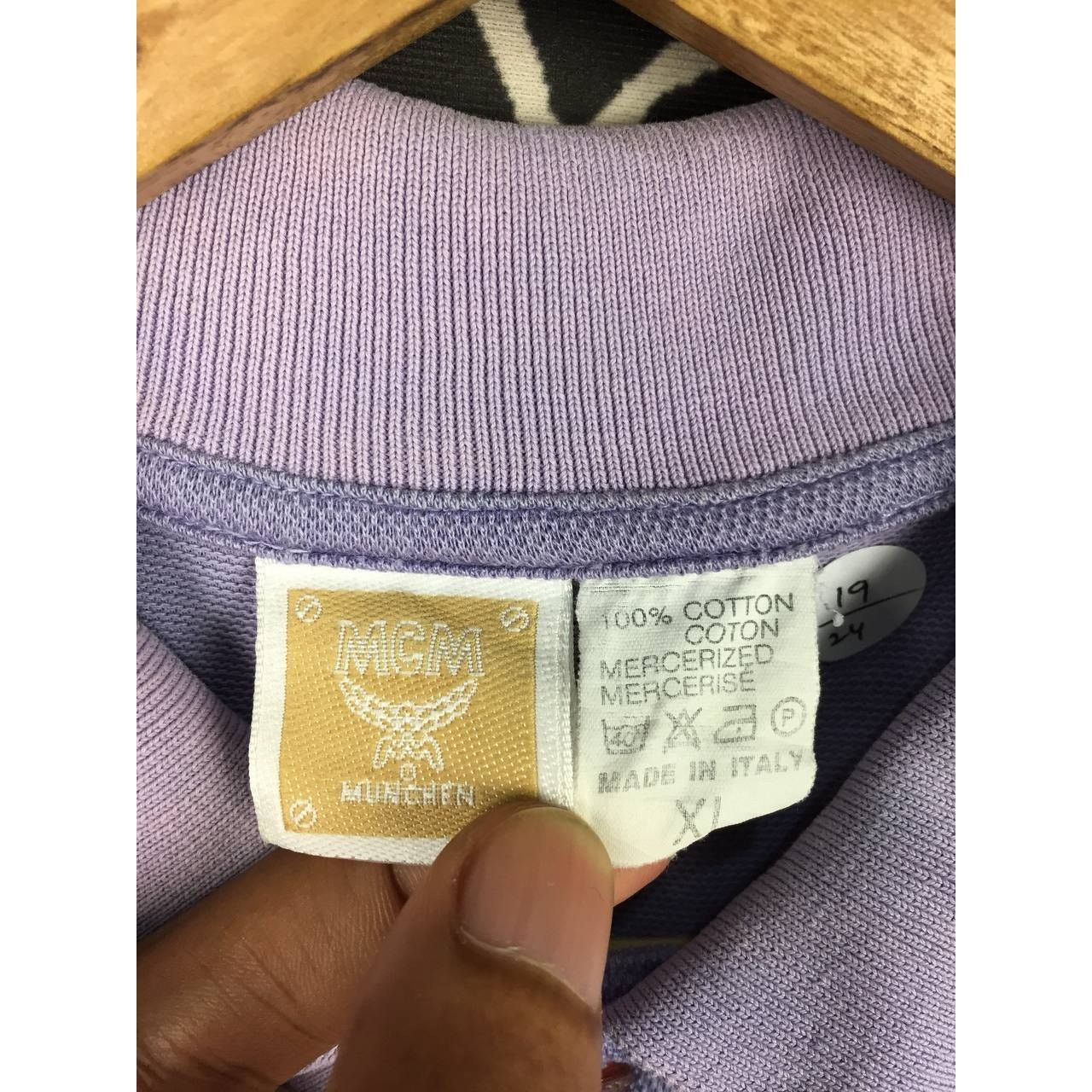 MCM × Vintage Vtg MCM Modern Creation Munchen Made In Italy Polo Tee Size US M / EU 48-50 / 2 - 18 Thumbnail