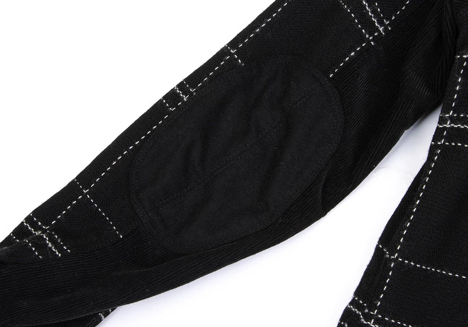 Junya Watanabe Corduroy Stitch Wool Trucker Jacket in Black, Size XS Size US XS / EU 42 / 0 - 15 Thumbnail