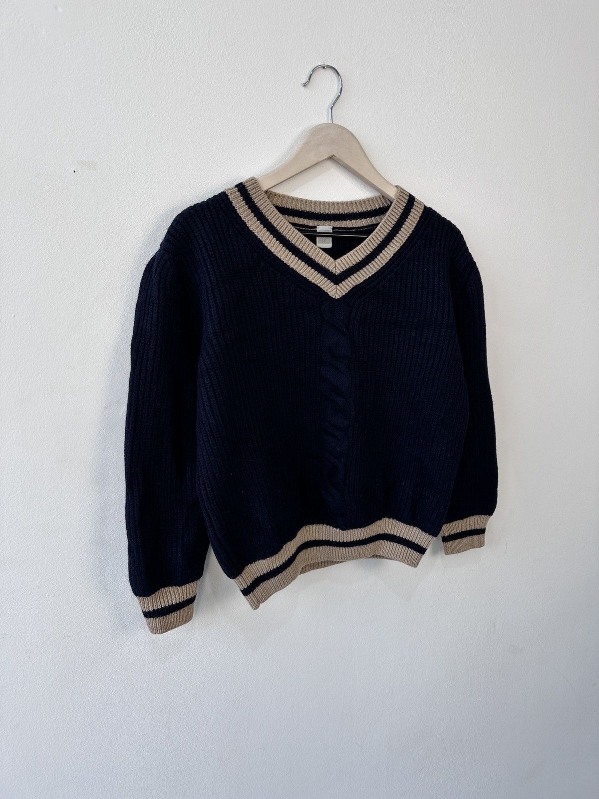 Eleventy Eleventy Italy Wool Cable Knit Sweater Preppy Style XL Size XL / US 12-14 / IT 48-50 - 3 Thumbnail