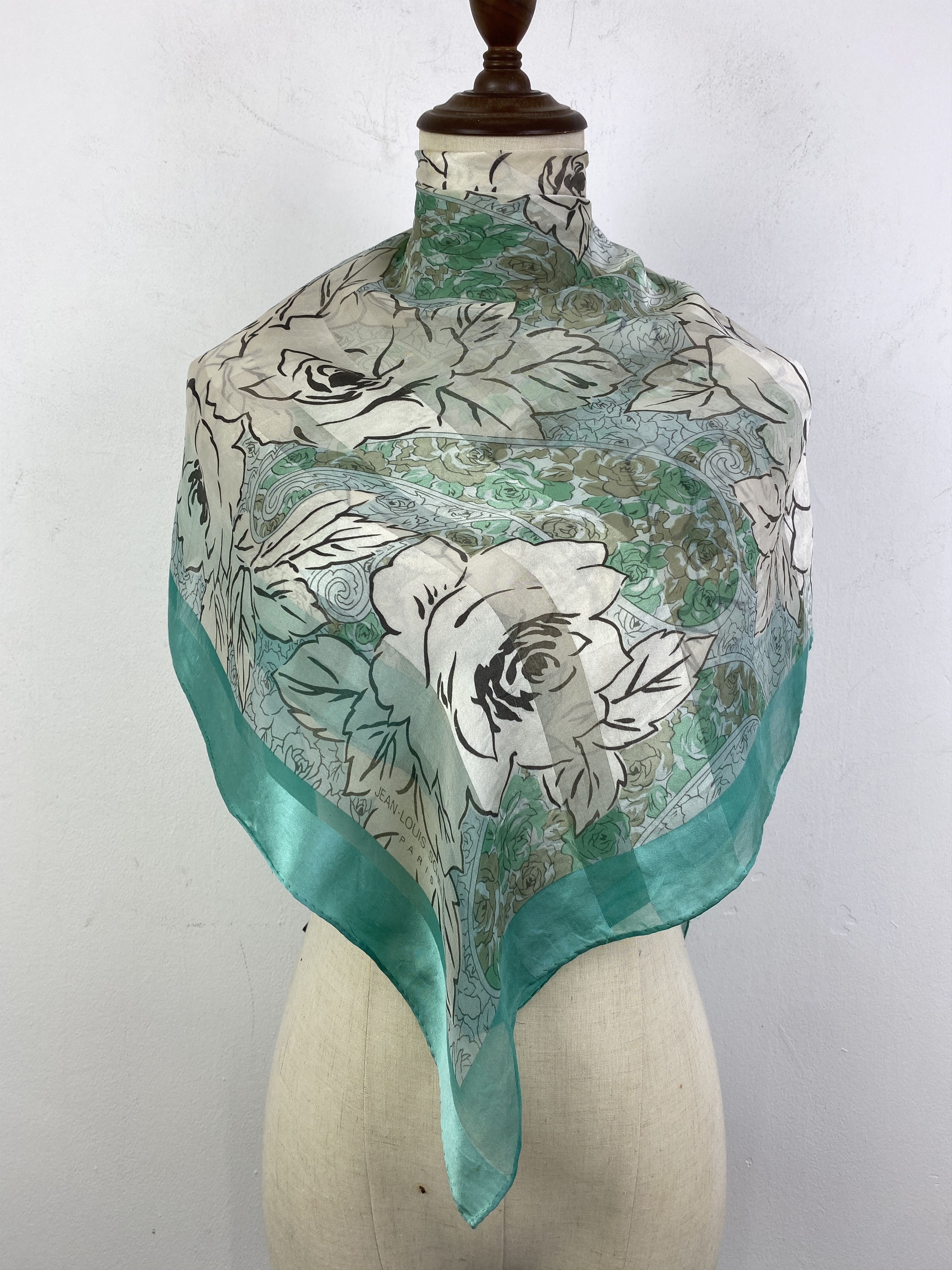 Jean-Louis Scherrer Jean-Louis Scherrer Paris Silk Scarf / Silk Shawl SN0230 Size ONE SIZE - 1 Thumbnail