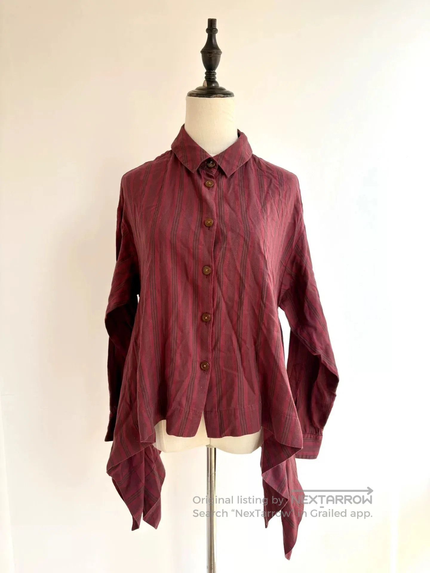 Vivienne Westwood vivienne westwood red striped asymmetrical shirt. Size M / US 6-8 / IT 42-44 - 1 Thumbnail