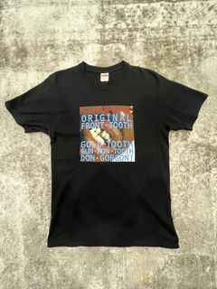 Supreme gold hot sale teeth tee