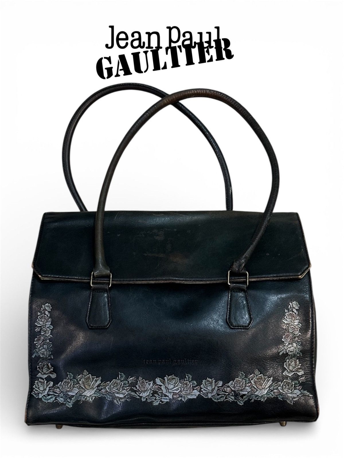 Jean Paul Gaultier Vintage Jean Paul Gaultier Red Rose Leather Bag Size ONE SIZE - 1 Thumbnail