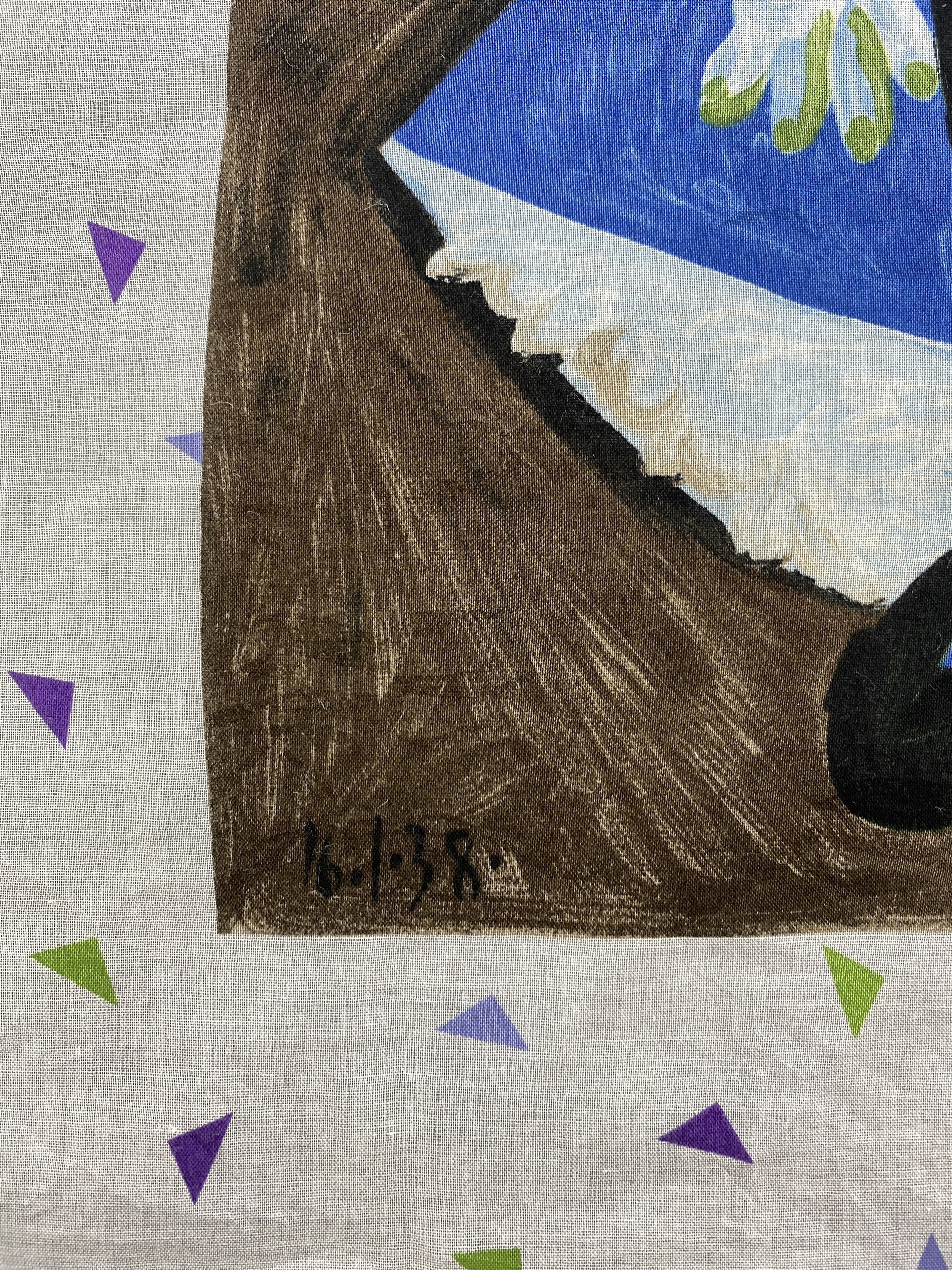 Vintage Picasso Art Bandana Handkerchief Neckerchief HKC0730 Size ONE SIZE - 7 Thumbnail