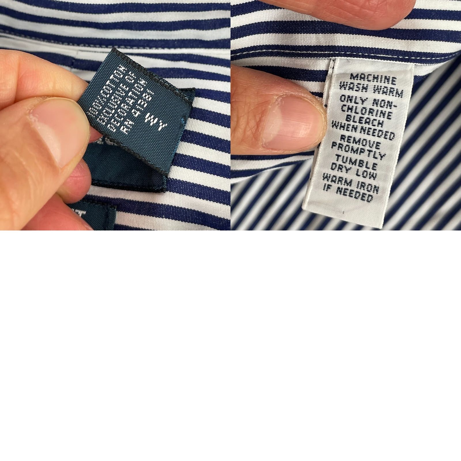 Polo Ralph Lauren Polo Ralph Lauren Shirt Men 2XLT Blue White Striped Custom Fit Red Pony Preppy Shirt Size US XXL / EU 58 / 5 - 8 Thumbnail
