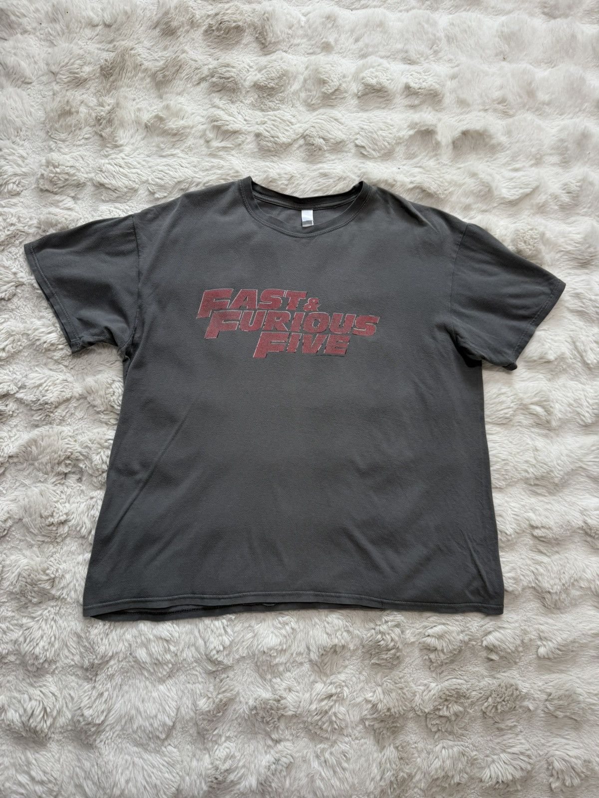 Vintage y2k FAST AND FURIOS five 5 MOVIE T SHIRT PAUL WALKER Size US L / EU 52-54 / 3 - 1 Thumbnail