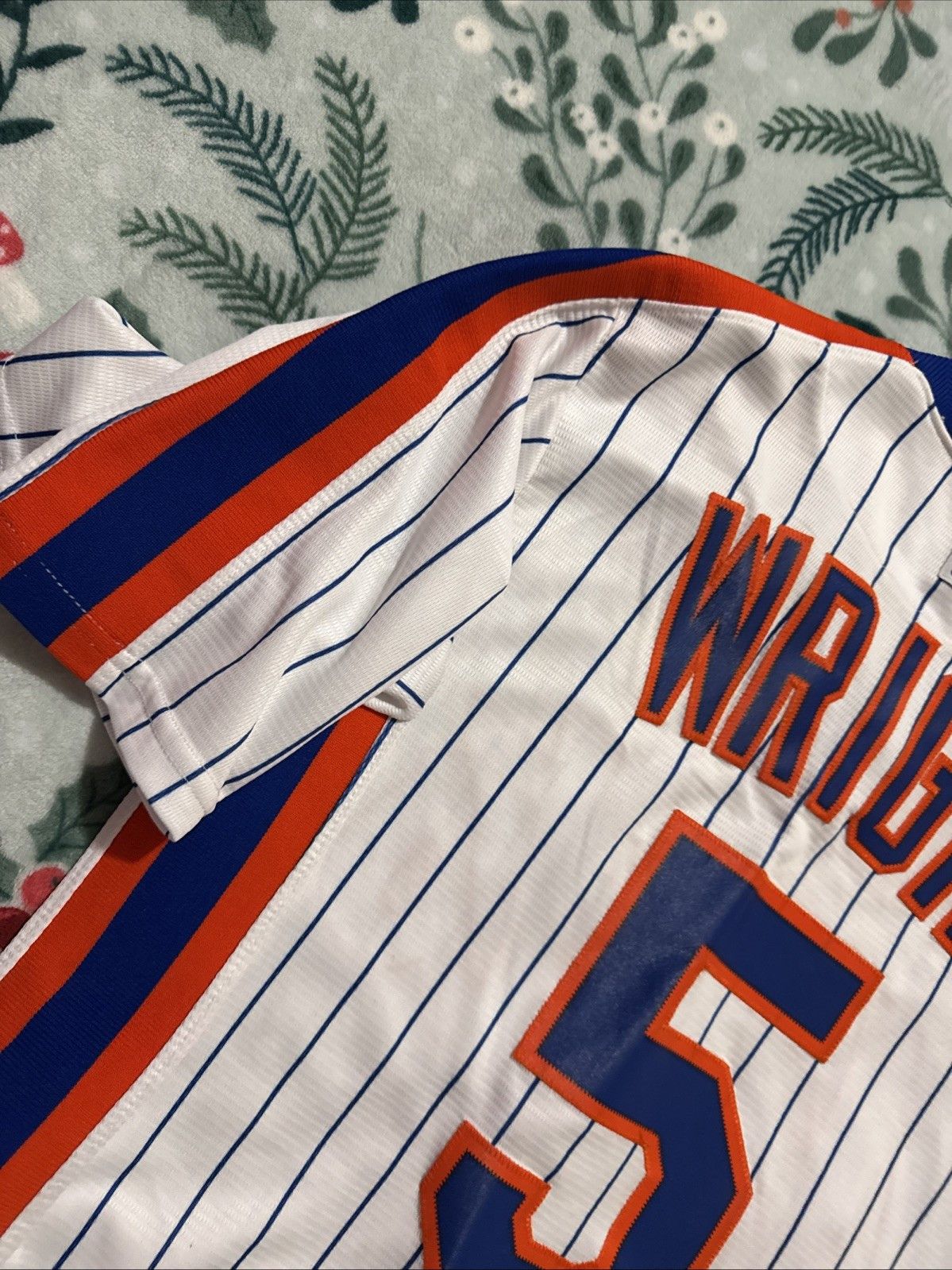 Majestic New York Mets David Wright Pinstripe Baseball jersey - Size Size US S / EU 44-46 / 1 - 7 Thumbnail