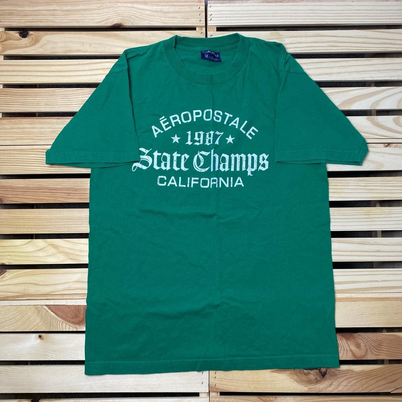 Aeropostale Vintage Aeropostale Green Tee Size Medium Size US M / EU 48-50 / 2 - 1 Thumbnail
