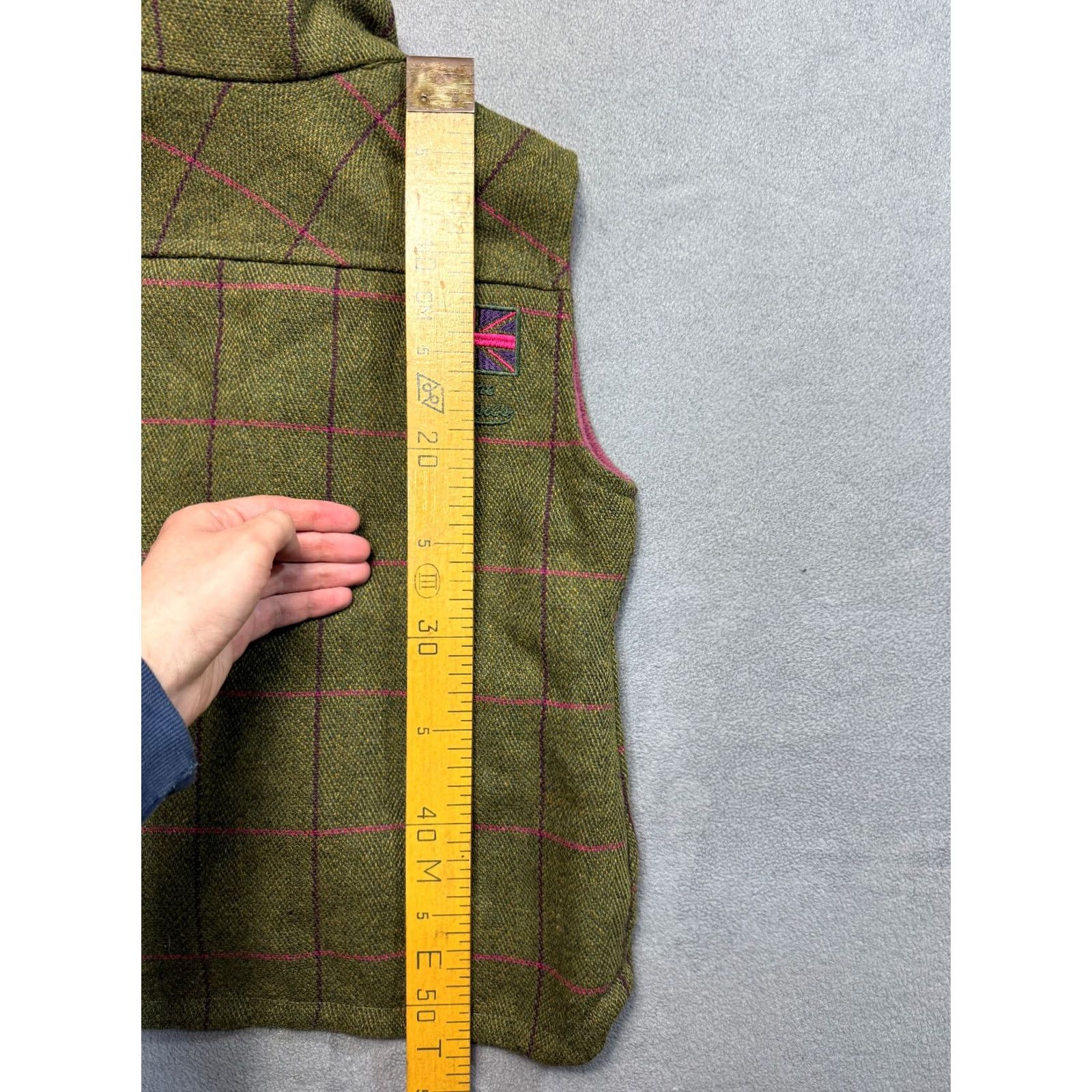 Vintage Shire Classics Vest Wool Blend Green XL Womens Size XL Vest Wool Blend Green Women Shire Classics XL Vest Green Womens Size XL / US 12-14 / IT 48-50 - 2 Thumbnail