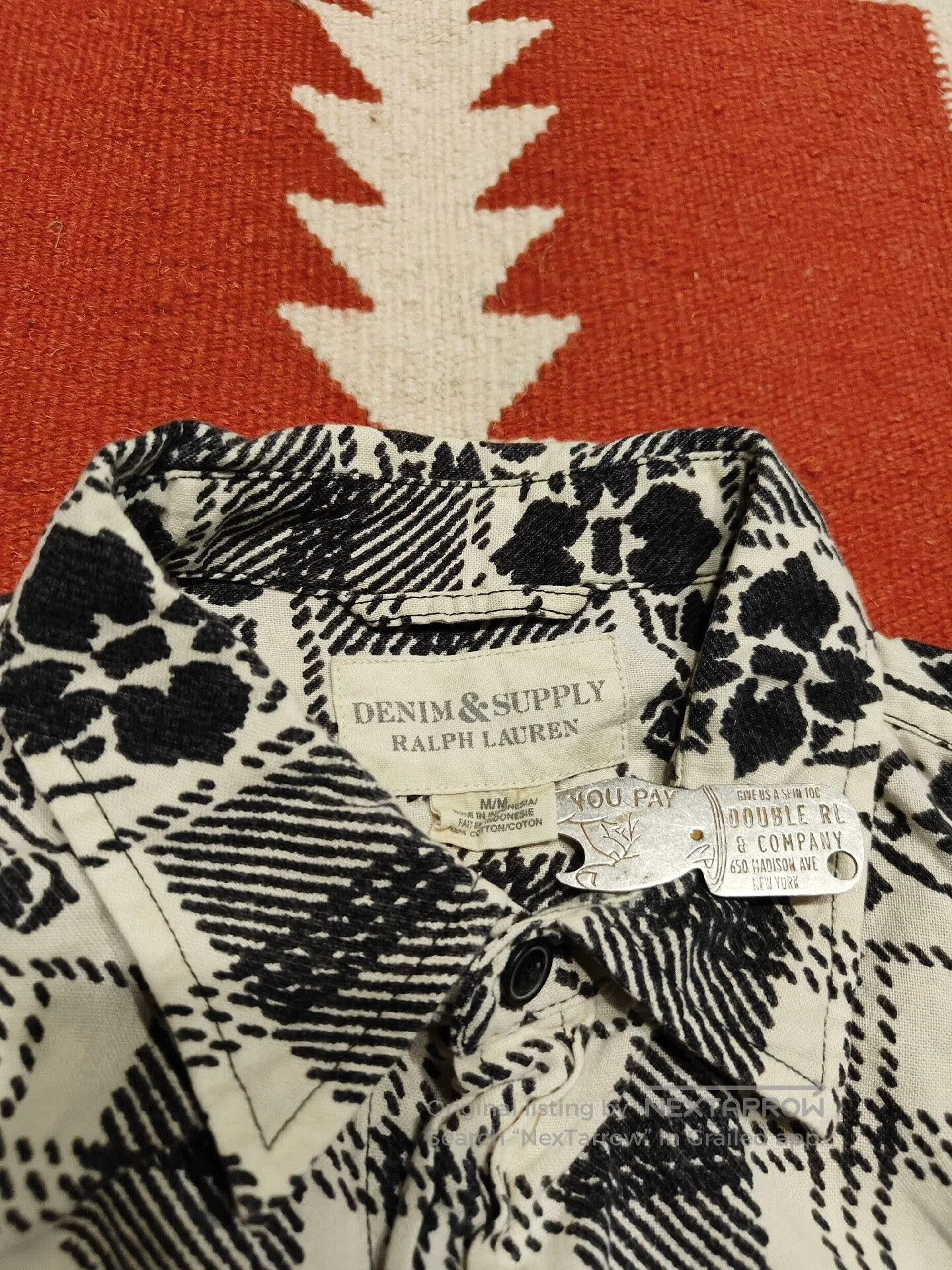 RRL Ralph Lauren RRL Ralph Lauren Small Floral Shirt. Size US M / EU 48-50 / 2 - 3 Thumbnail