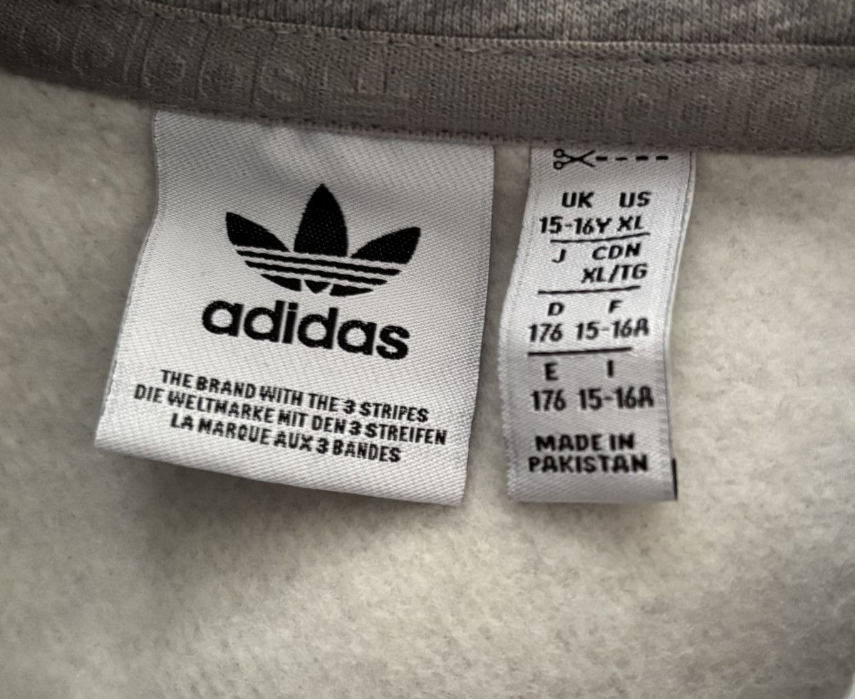 Adidas Adidas Grey Logo Hoodie Size US S / EU 44-46 / 1 - 5 Thumbnail