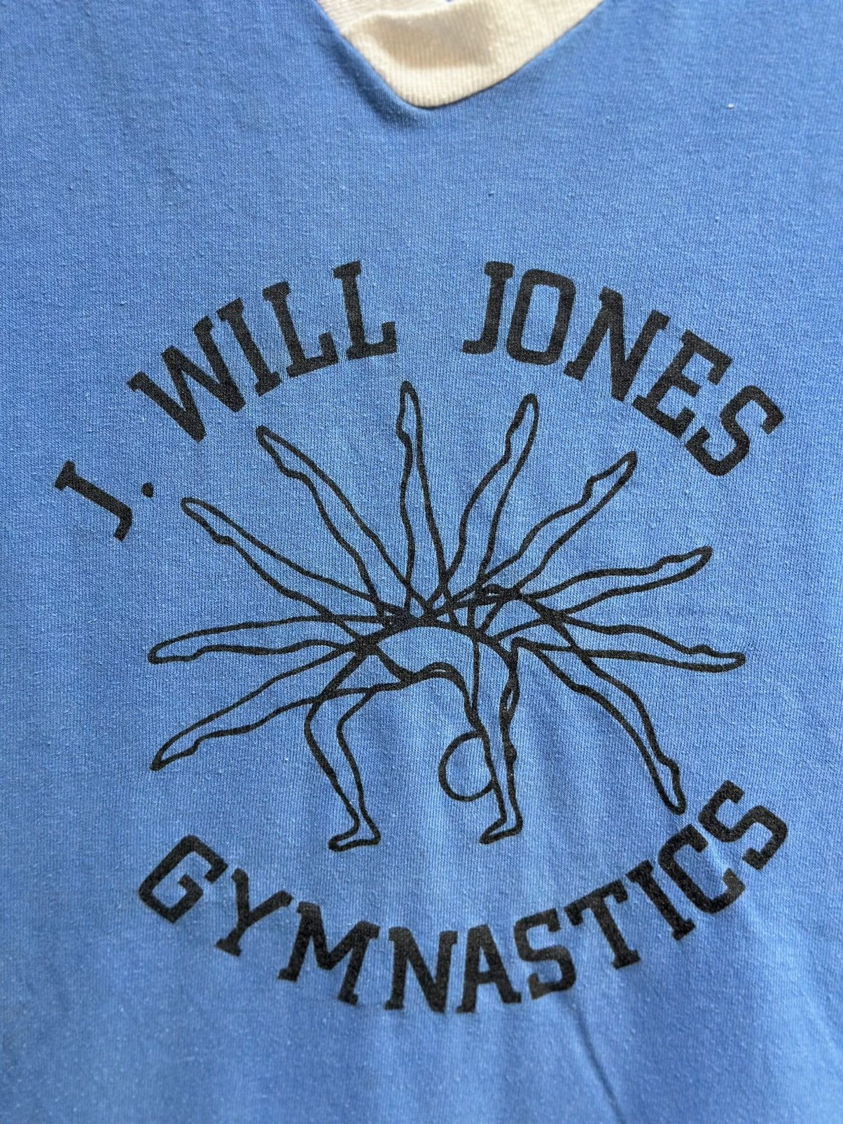 Vintage Vintage J.will Jones Gymnastics Faded Tee Size US M / EU 48-50 / 2 - 2 Thumbnail