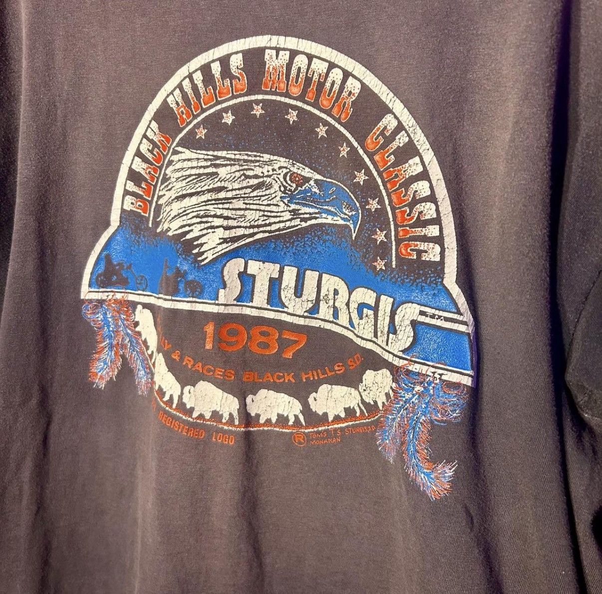 Harley Davidson Vintage 80s Harley Davidson T-Shirt Size US XL / EU 56 / 4 - 4 Thumbnail