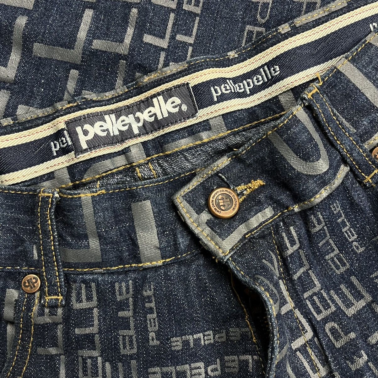 Pelle Pelle Pelle Pelle marc buchanan hip hop psychedelic logo pants Size US 34 / EU 50 - 8 Thumbnail