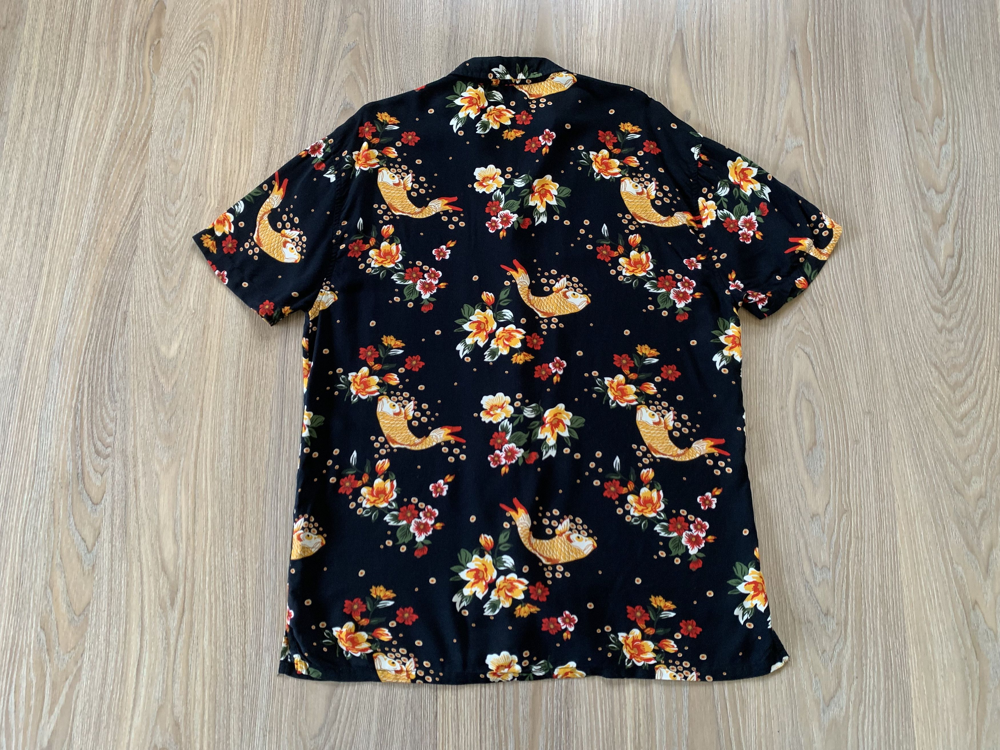 Other Primark Golden Fish Printed Hawaiian Shirt Size US M / EU 48-50 / 2 - 3 Thumbnail